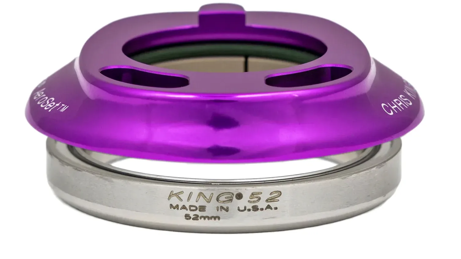 Chris King AeroSet 1 2 integrated internal routing headset in Violet purple