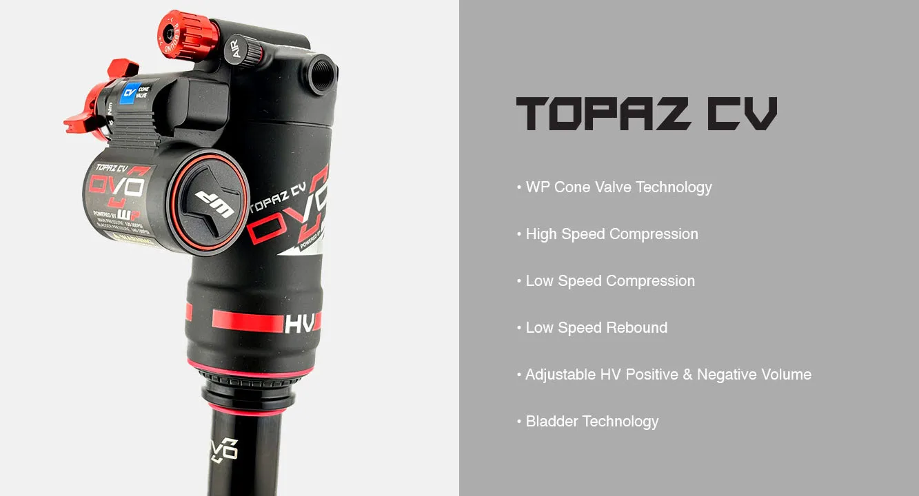 DVO x WP Suspension limited OEM edition Topaz CV air shock
