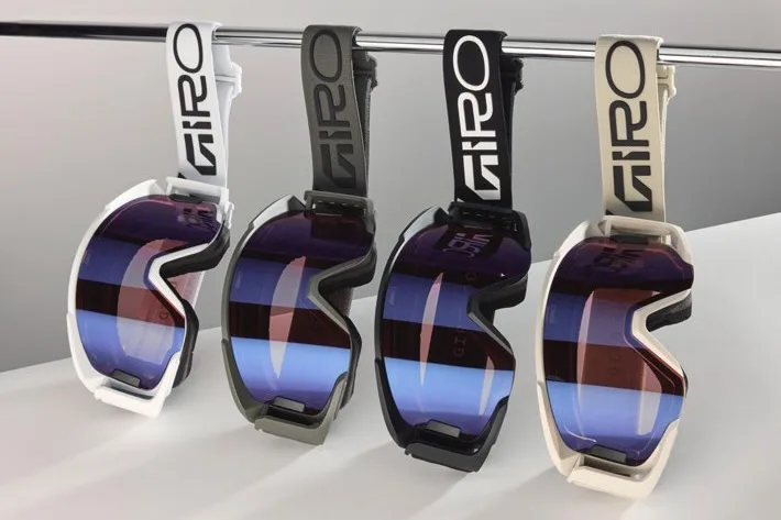 Stock image of the Giro Dropline Goggles hanging