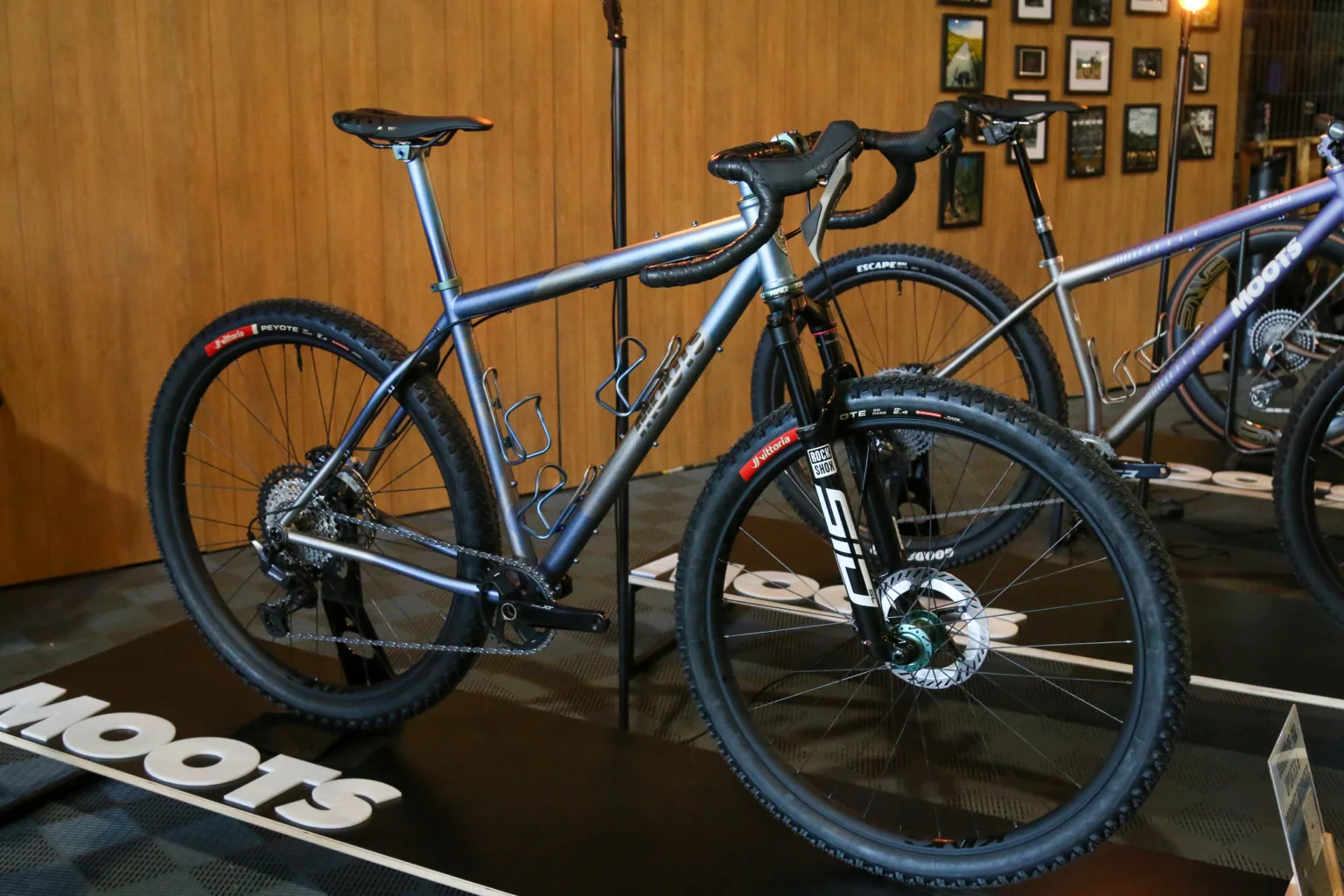 Moots adventure bike side