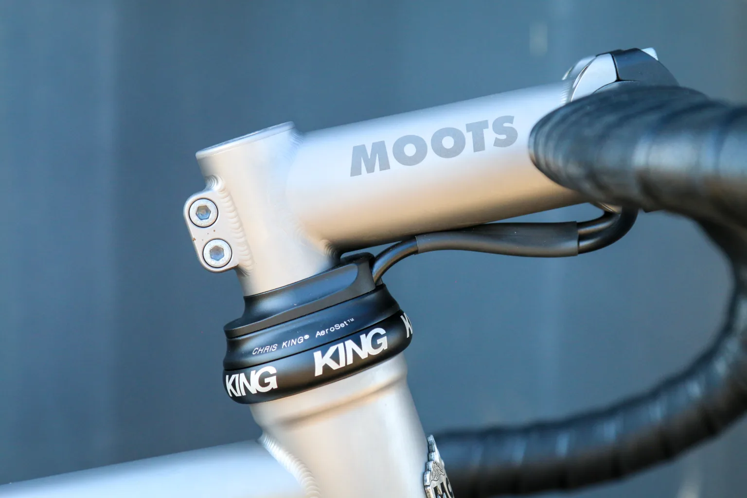 Moots modern gravel racer integrated cable routing