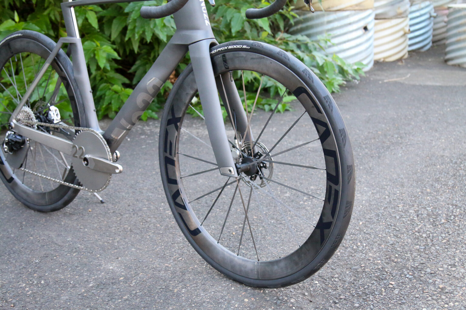 No22 Reactor aero road bike 3d printed titanium fork