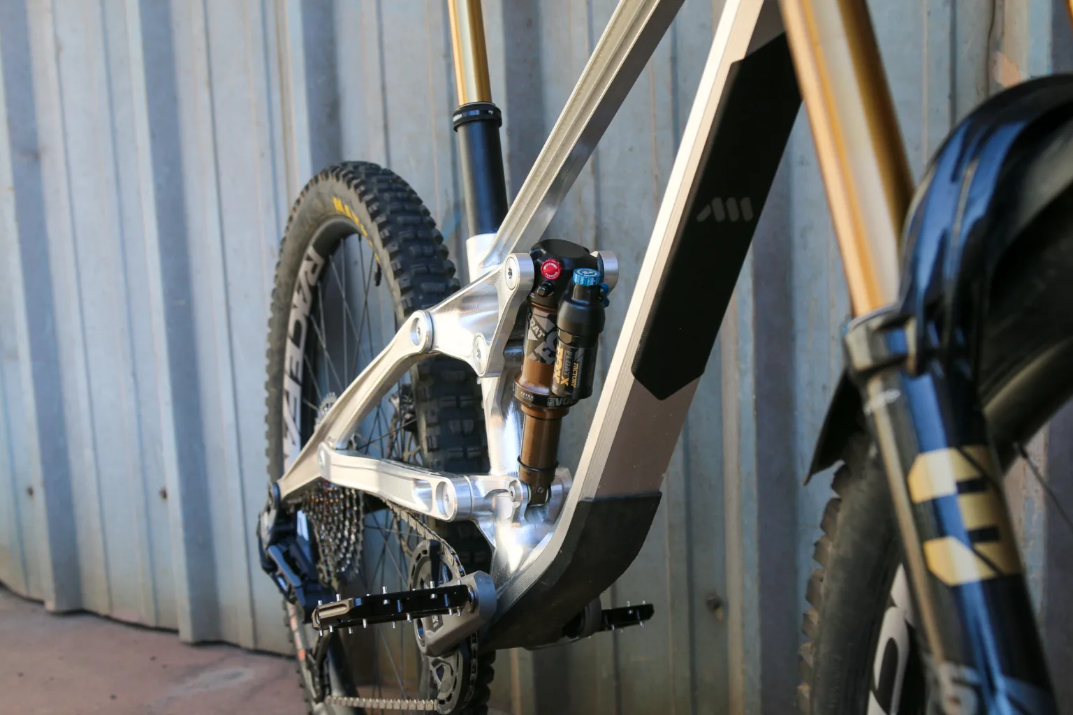 Paladin CNC Machined mountain bike frame downtube