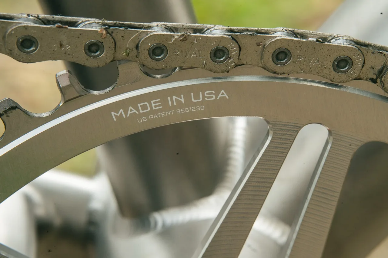 Wolf Tooth Raw Silver Chainrings last pic