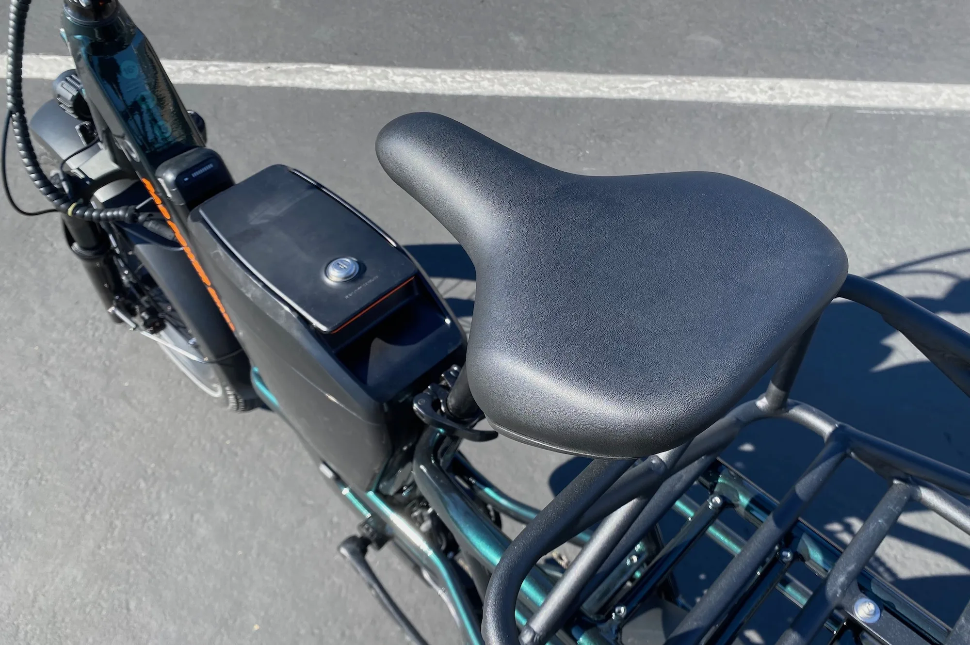the saddle on the RadRunner Max