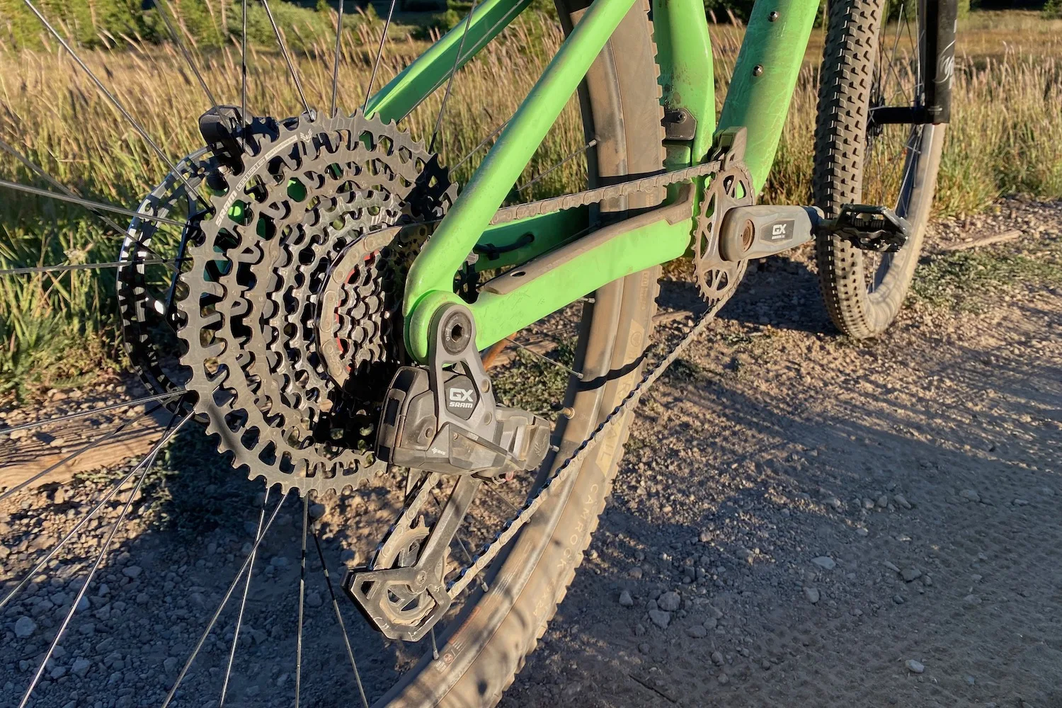 The SRAM GX Eagle Transmission drivetrain