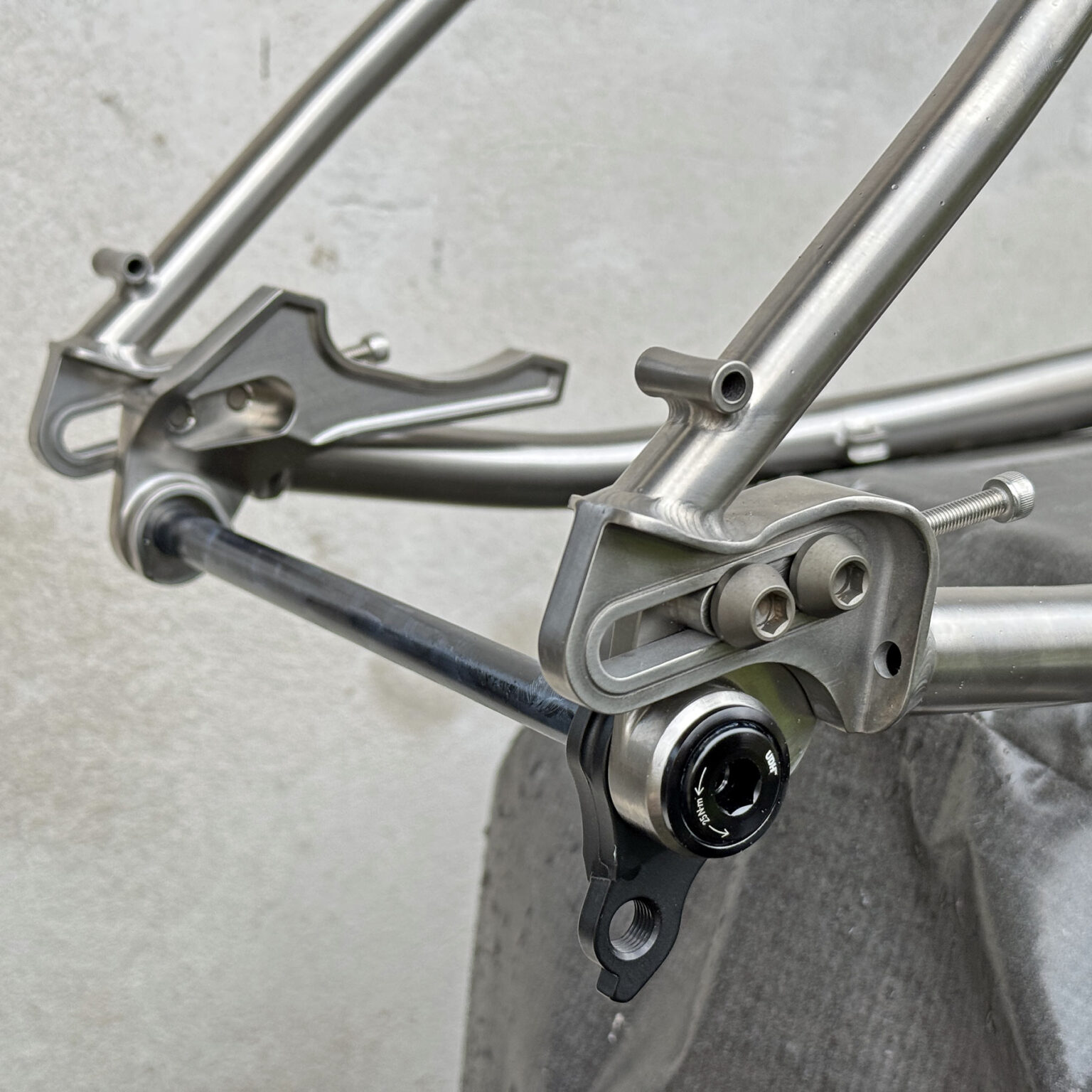 2025 Chiru Nanulak longtail titanium adventure fat bike, sliding UDH dropout