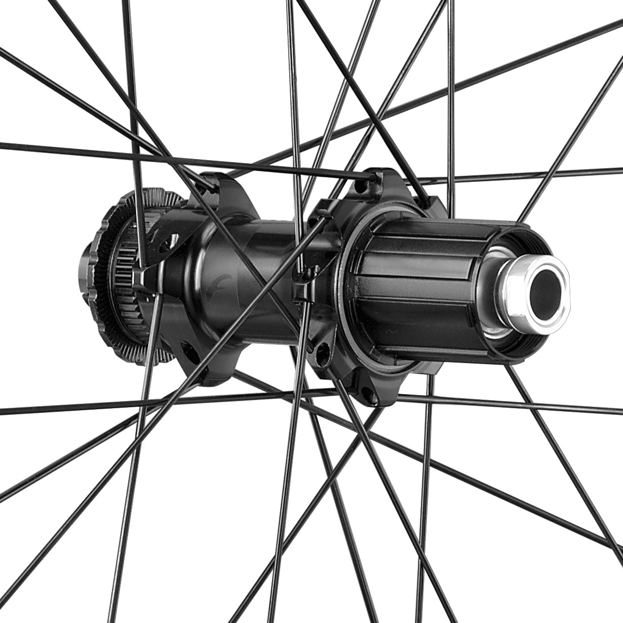 2025 Fulcrum Soniq 42 affordable variable-depth wavy aero carbon all-road & gravel wheels, rear hub