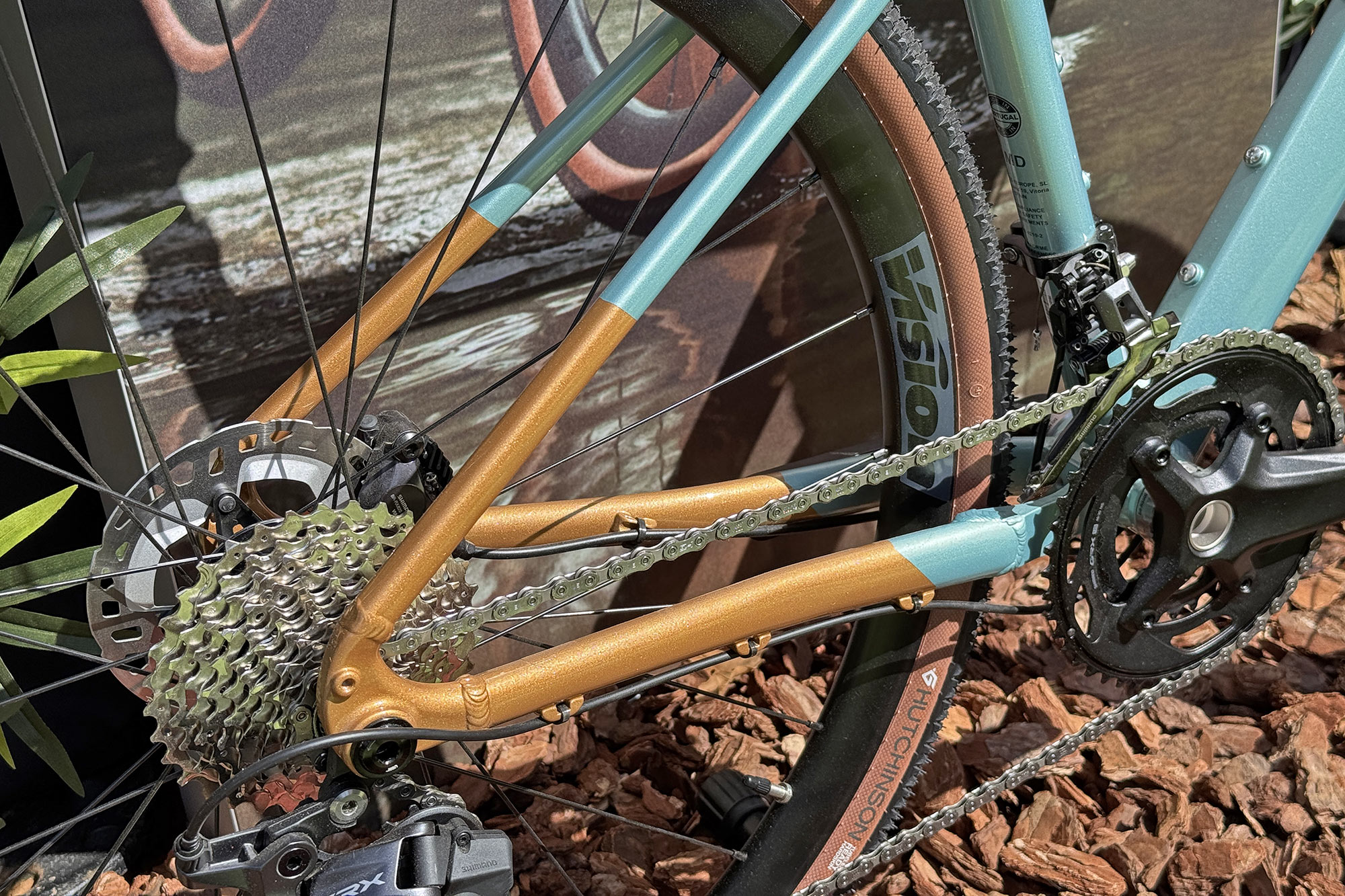 BH GravelX AL affordable alloy adventure gravel bike made in Europe, rear end