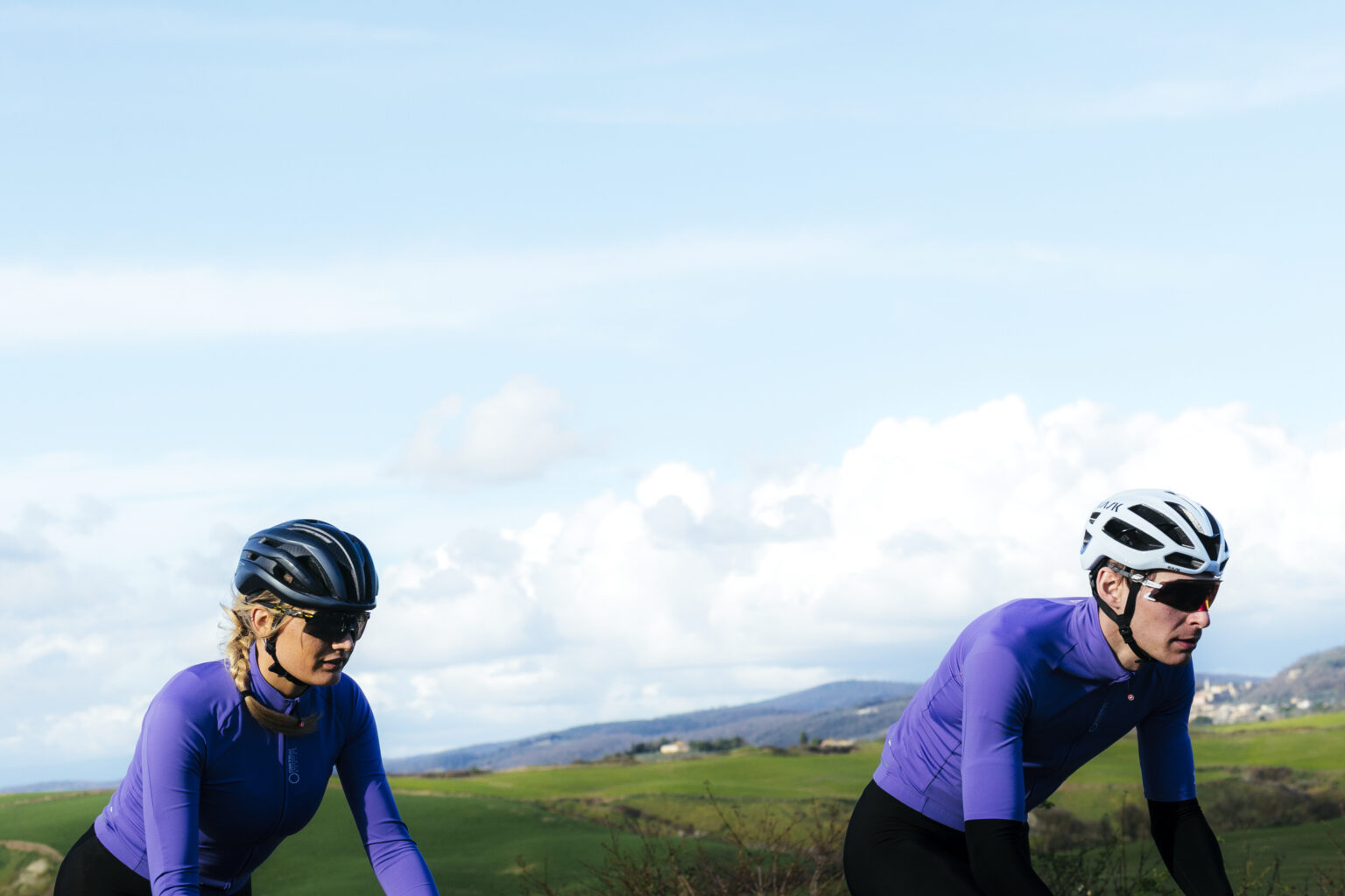 two riders on a cool dry day with Do.Di.Ci jakets
