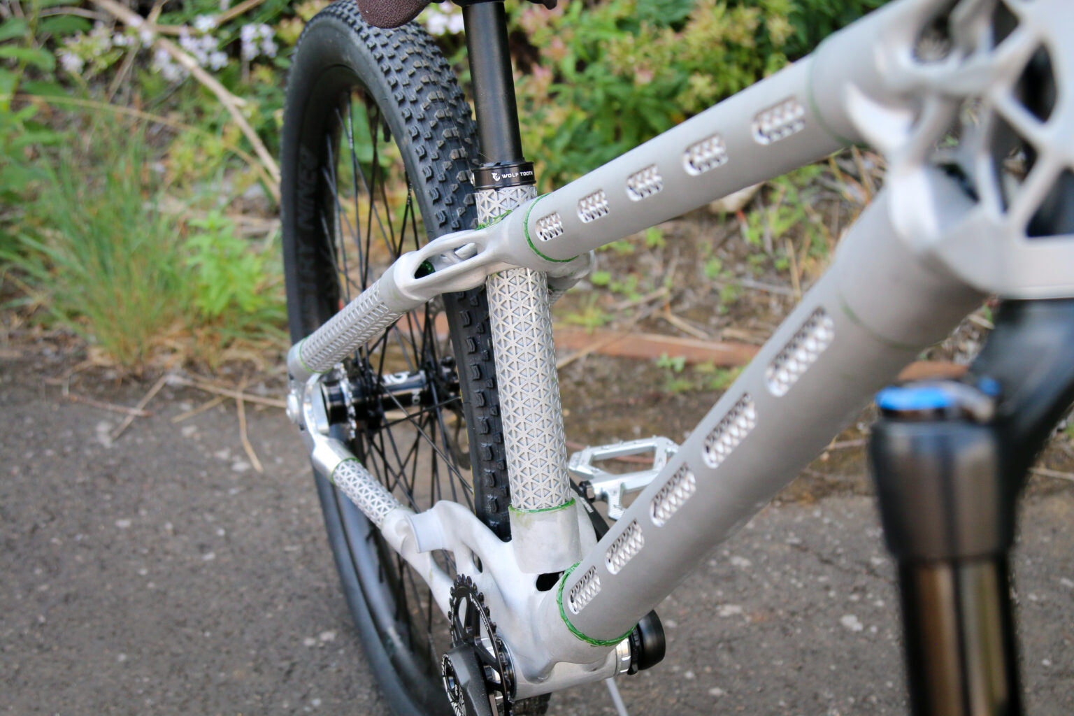 3d printed aluminum dirt jump bike tubing