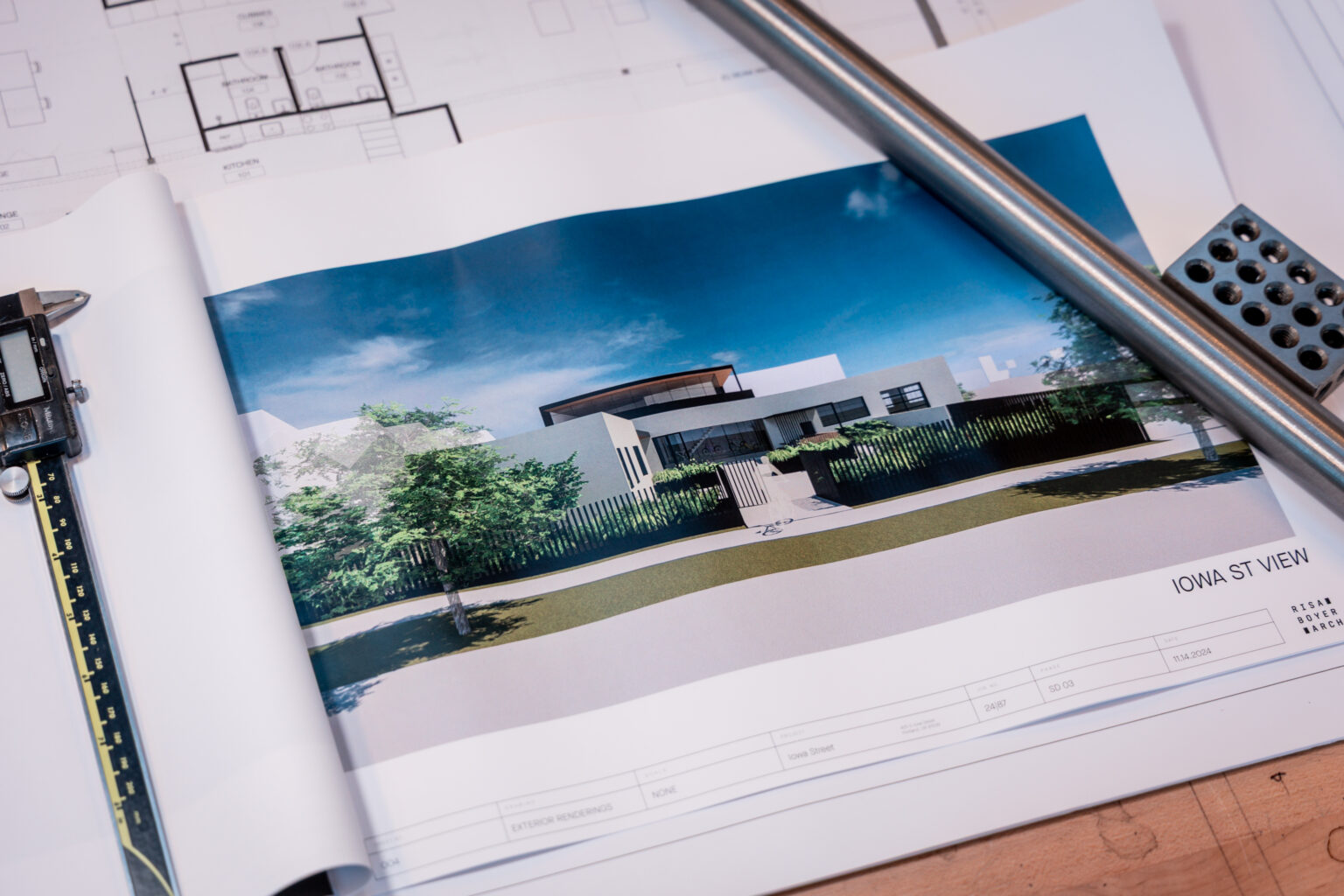 Blueprint rendering of Firsthand Framebuilding School