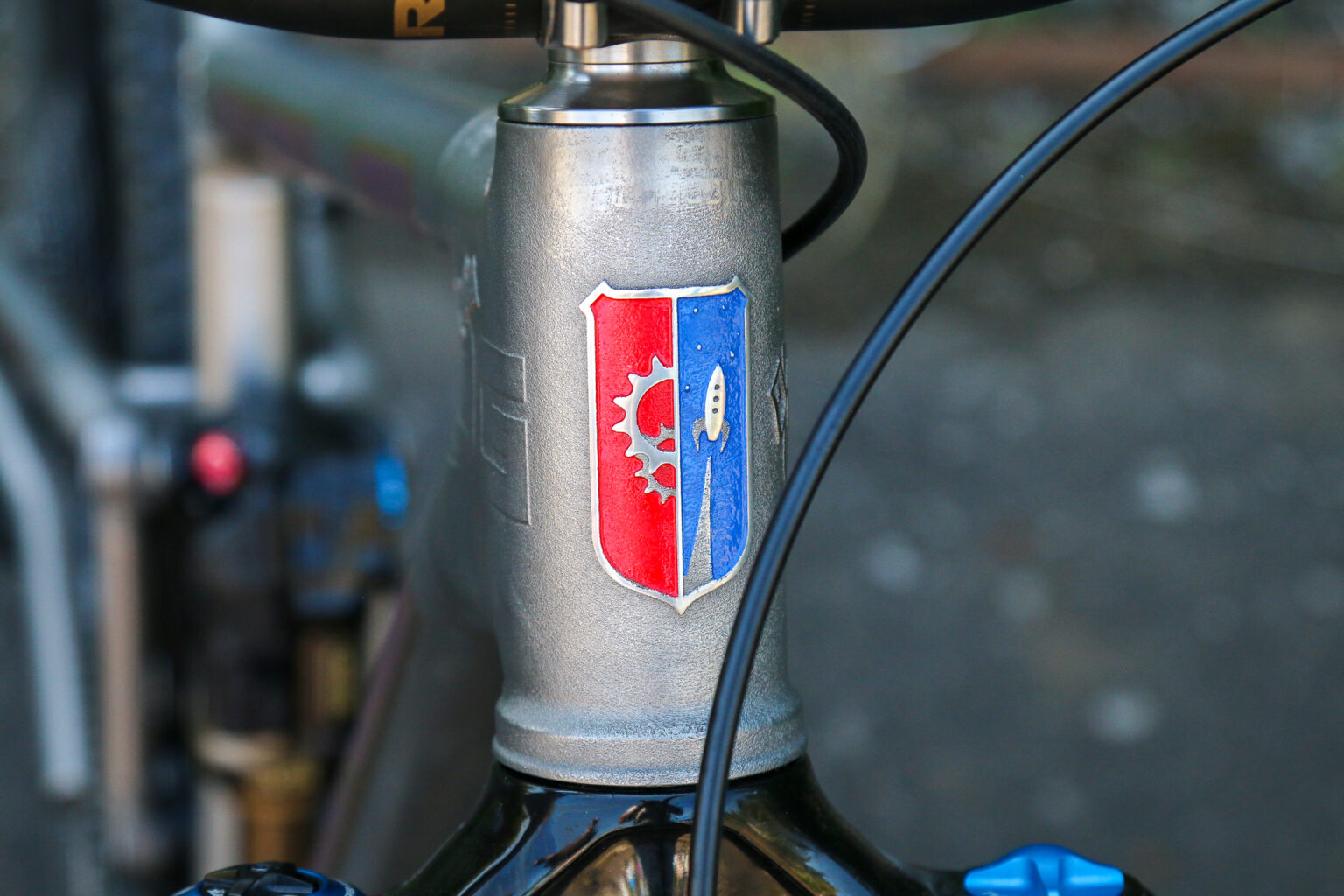 OCDC 3d printed titanium head tube