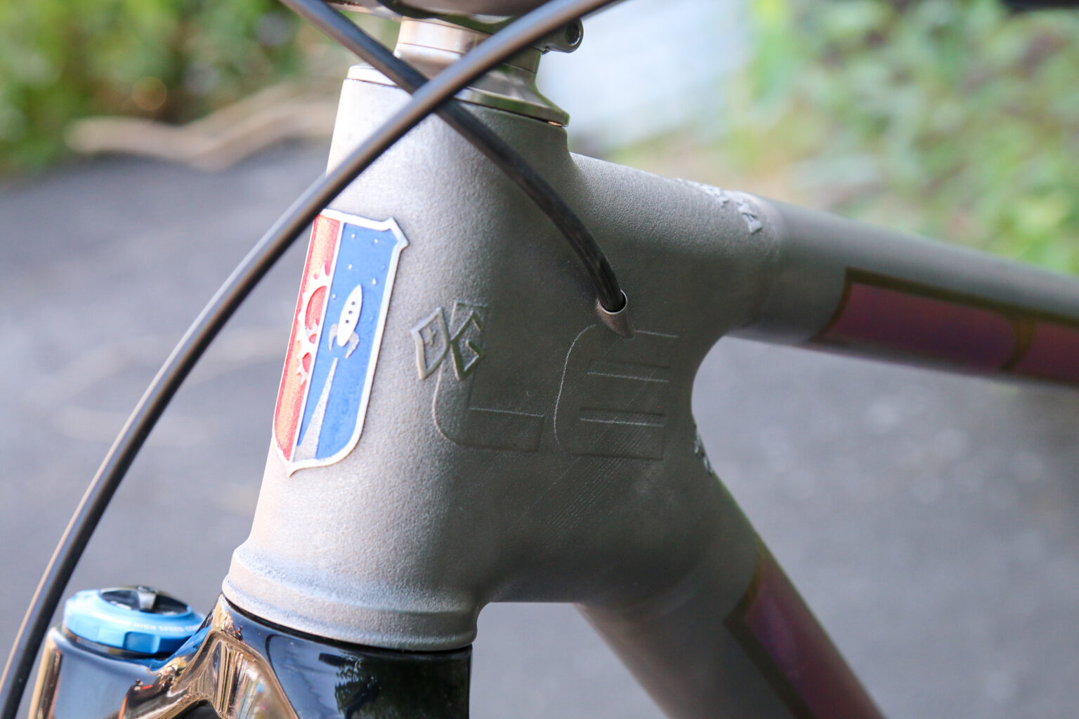 OCDC 3d printed titanium head tube