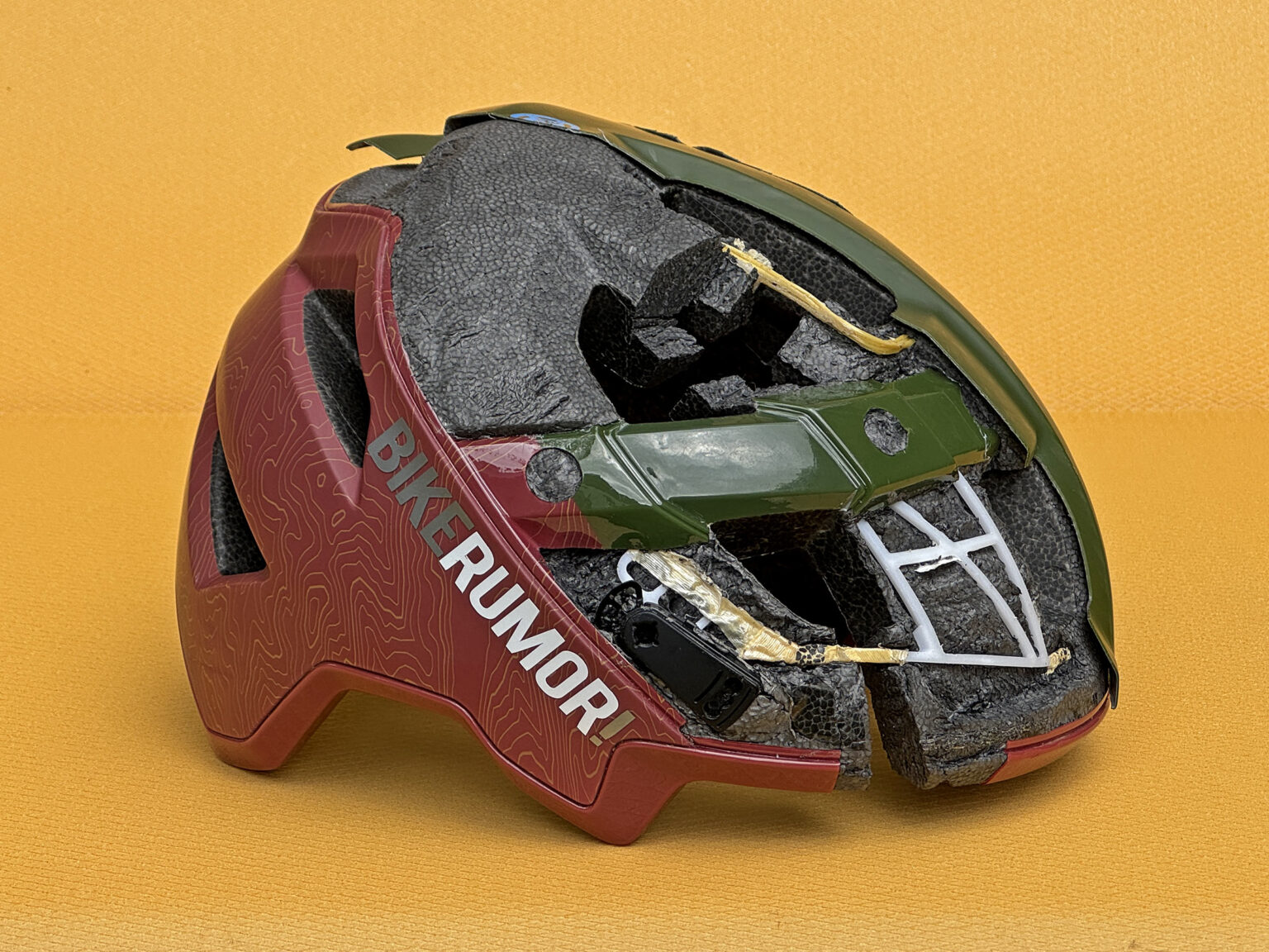 MTB Helmet Crash Post-Mortem: What happens in a real-world mountain bike helmet impact test? 