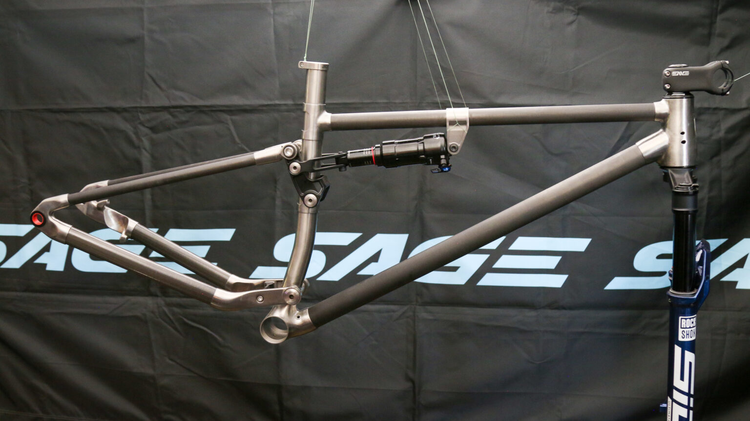 SAGE Titanium full suspension bike prototype 3D printing MADE show