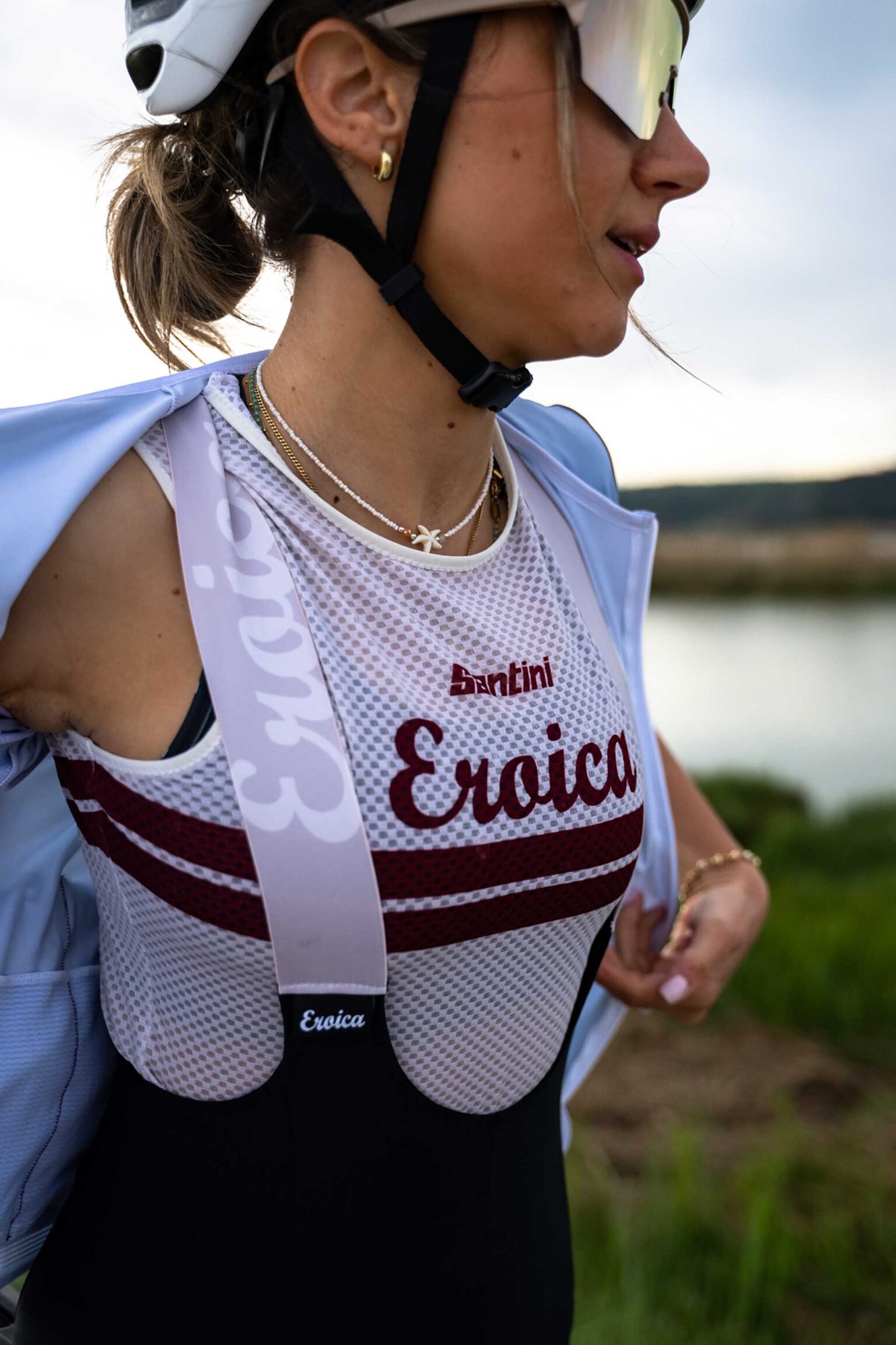 Santini x Eroica bibs, men's and women's
