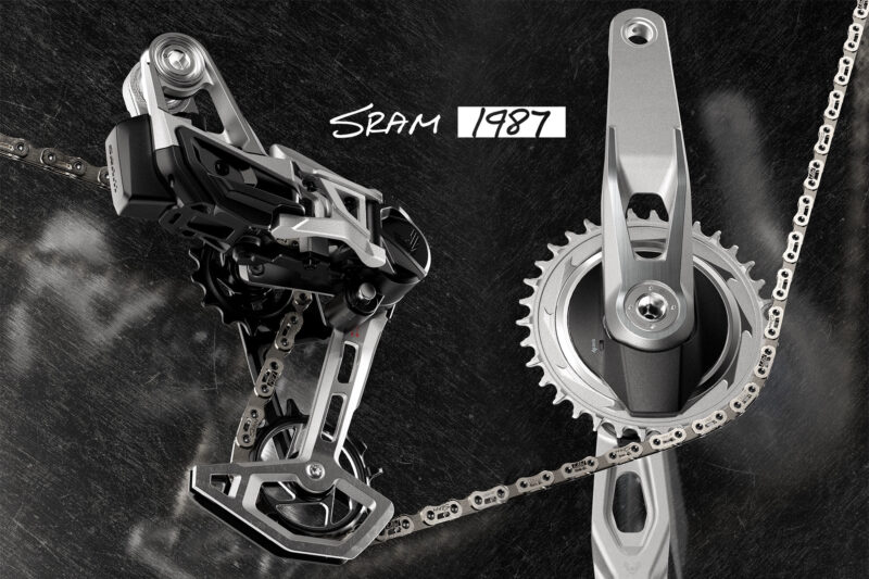 Limited Edition SRAM 1987 Eagle Groupset Replaces All XX SL’s Carbon with Silver Alloy