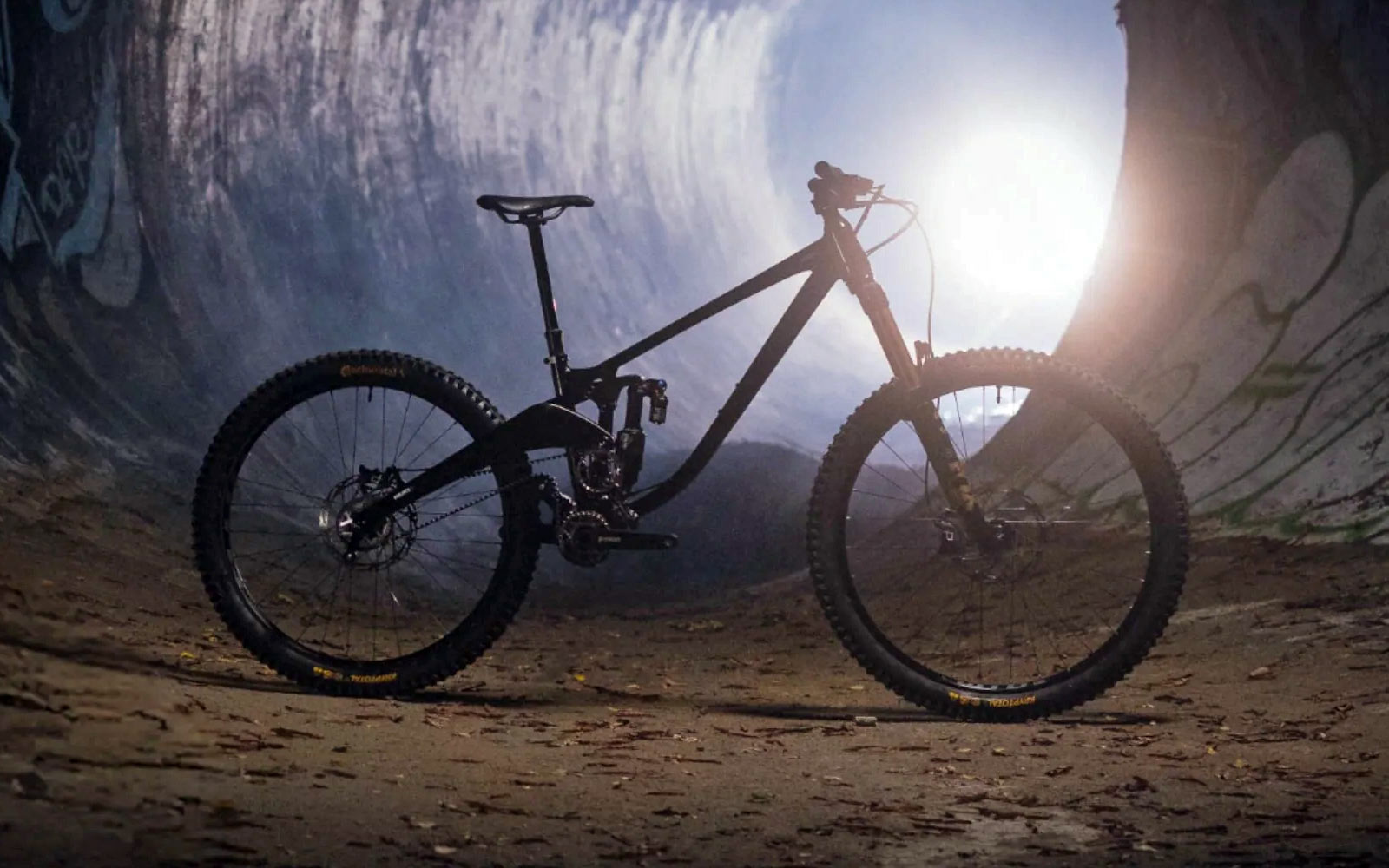 2025 Priority Vanth enduro bike is coming soon, with a Gates belt-drive, Pinion internal gearbox and all-new patented high-pivot rear suspension design, in the shadows