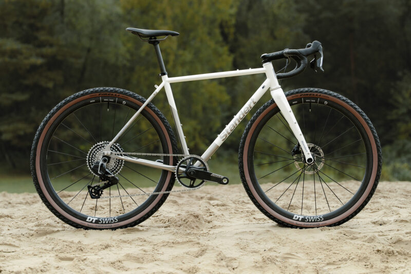 Standert Erdgeschoss Updates Stainless Steel Adventure Gravel Bike with Sliding UDH Drops