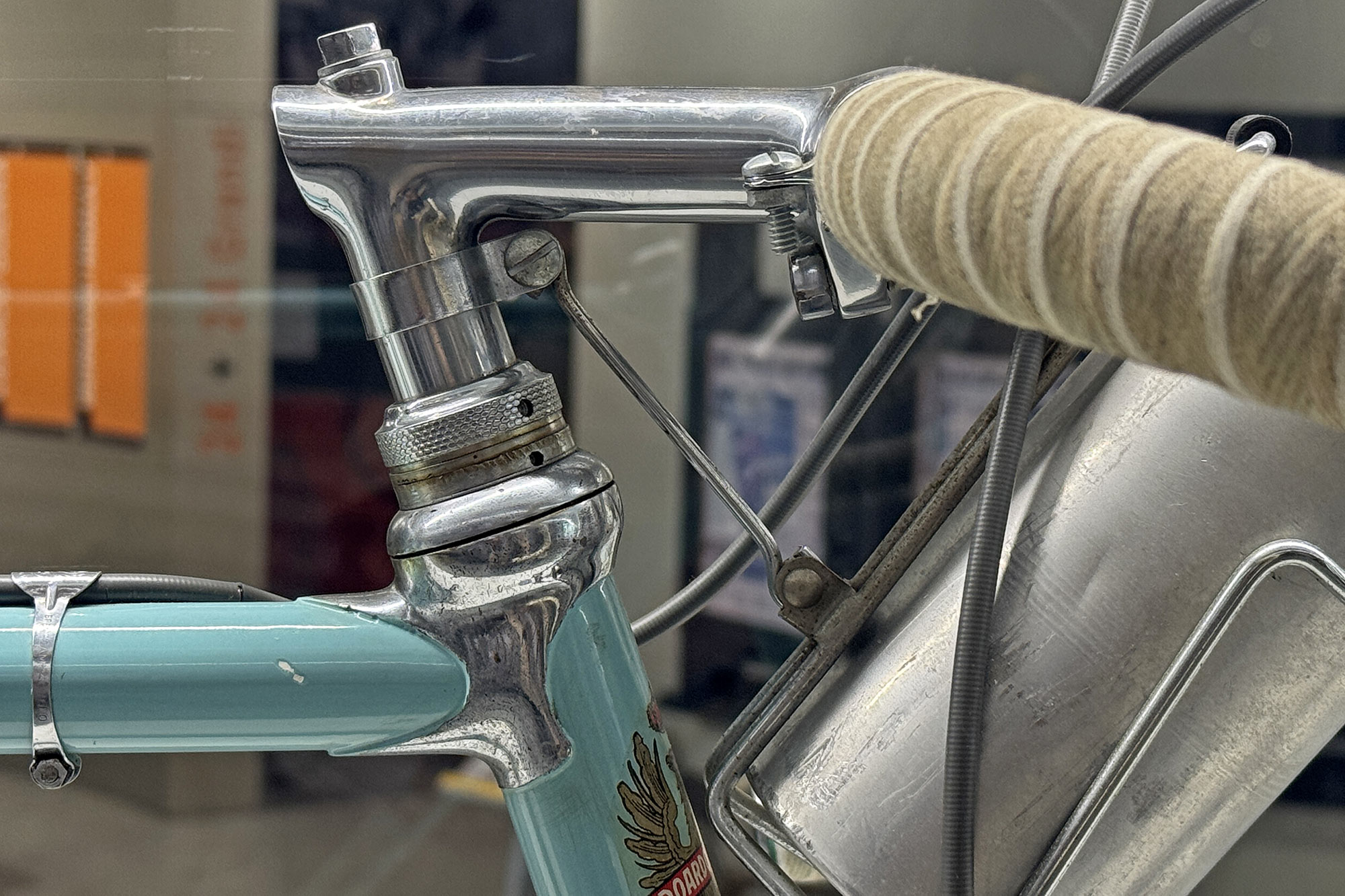 Ghisallo Cycling Museum: 1950 Paris-Roubaix winner Fausto Coppi's cockpit