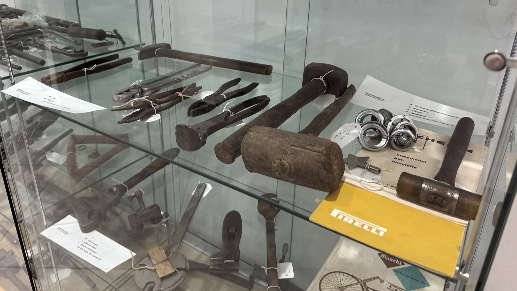 Ghisallo Museum: old school cool tools - hammers required!