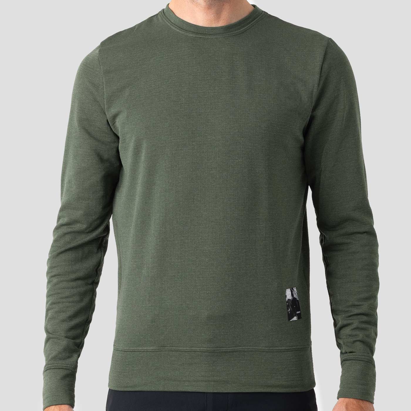 Ornot Limted Gravel Sweater mens olive