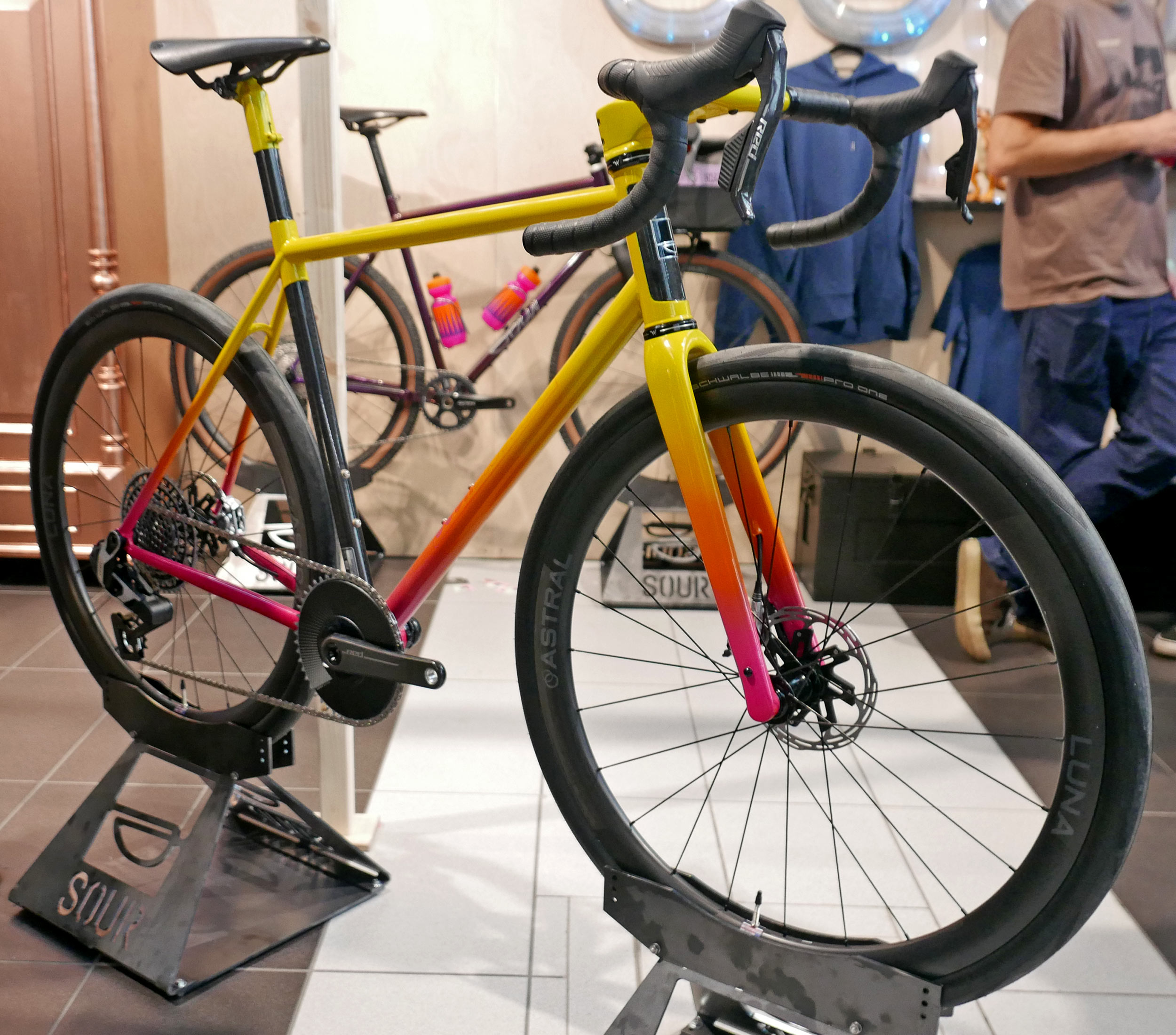 Sour Carbon Crush prototype steel & carbon road bike