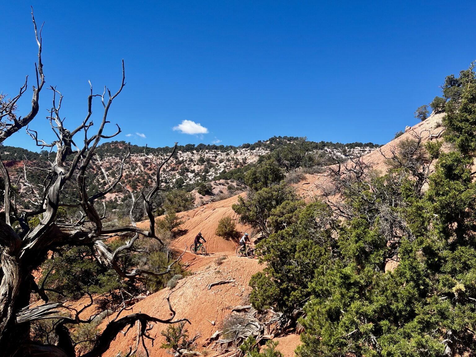 two riders on the Spinal Tap trail