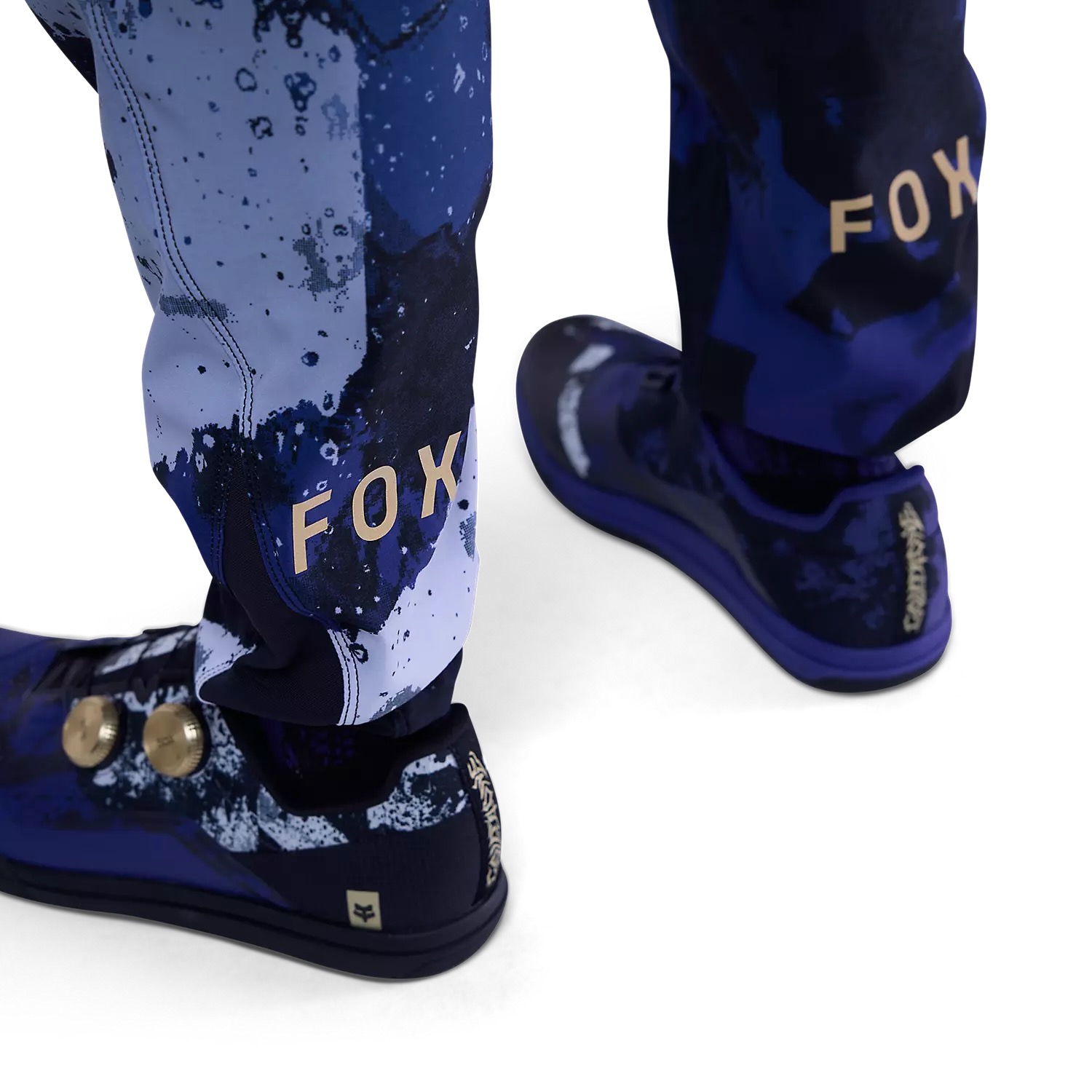 studio image of the fox Flexair Goldstone pants