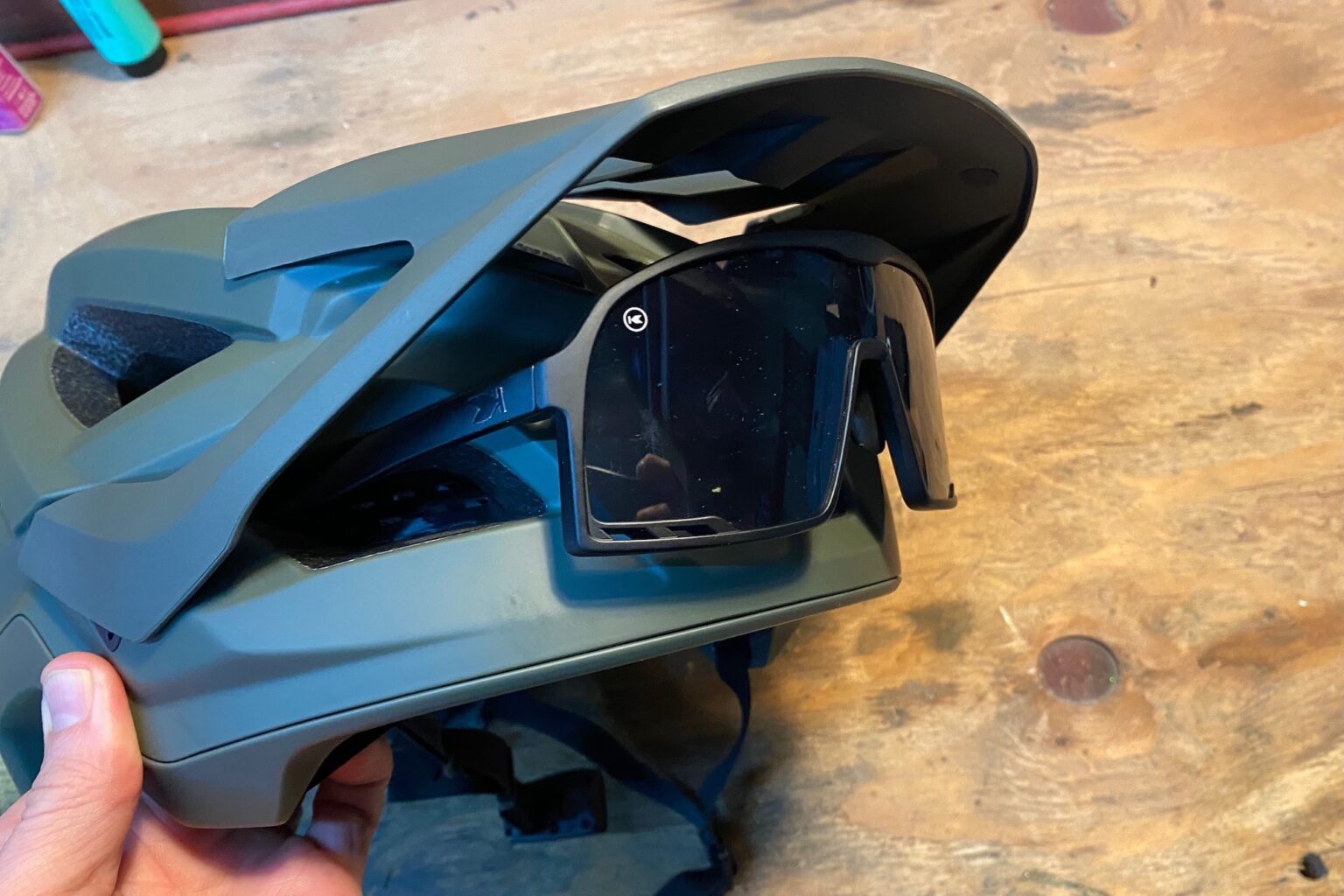 glasses on the front of the montaro III