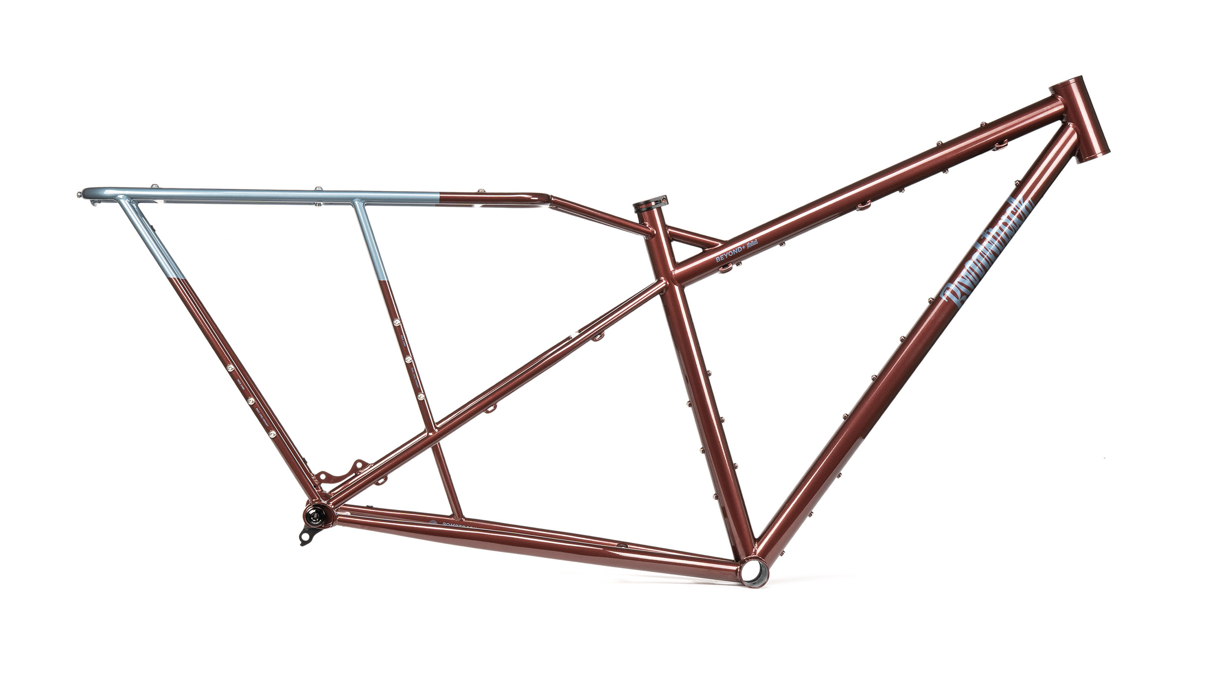 Bombtrack Beyond+ MT steel midtail cargo adventure bike, frame