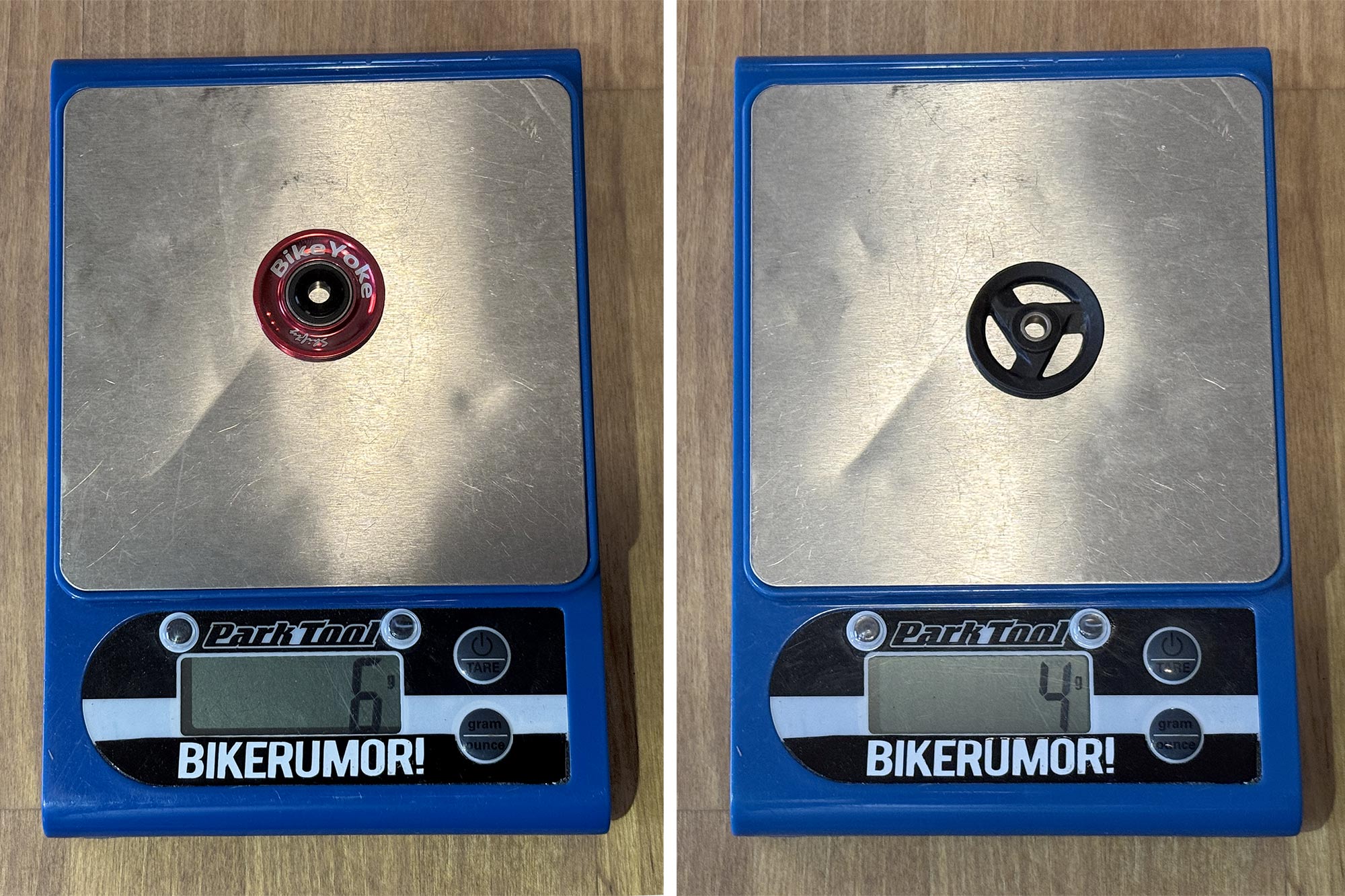 BikeYoke Shifty v2 alloy sealed bearing shift pulley upgrade for mechanical SRAM derailleurs, actual weight