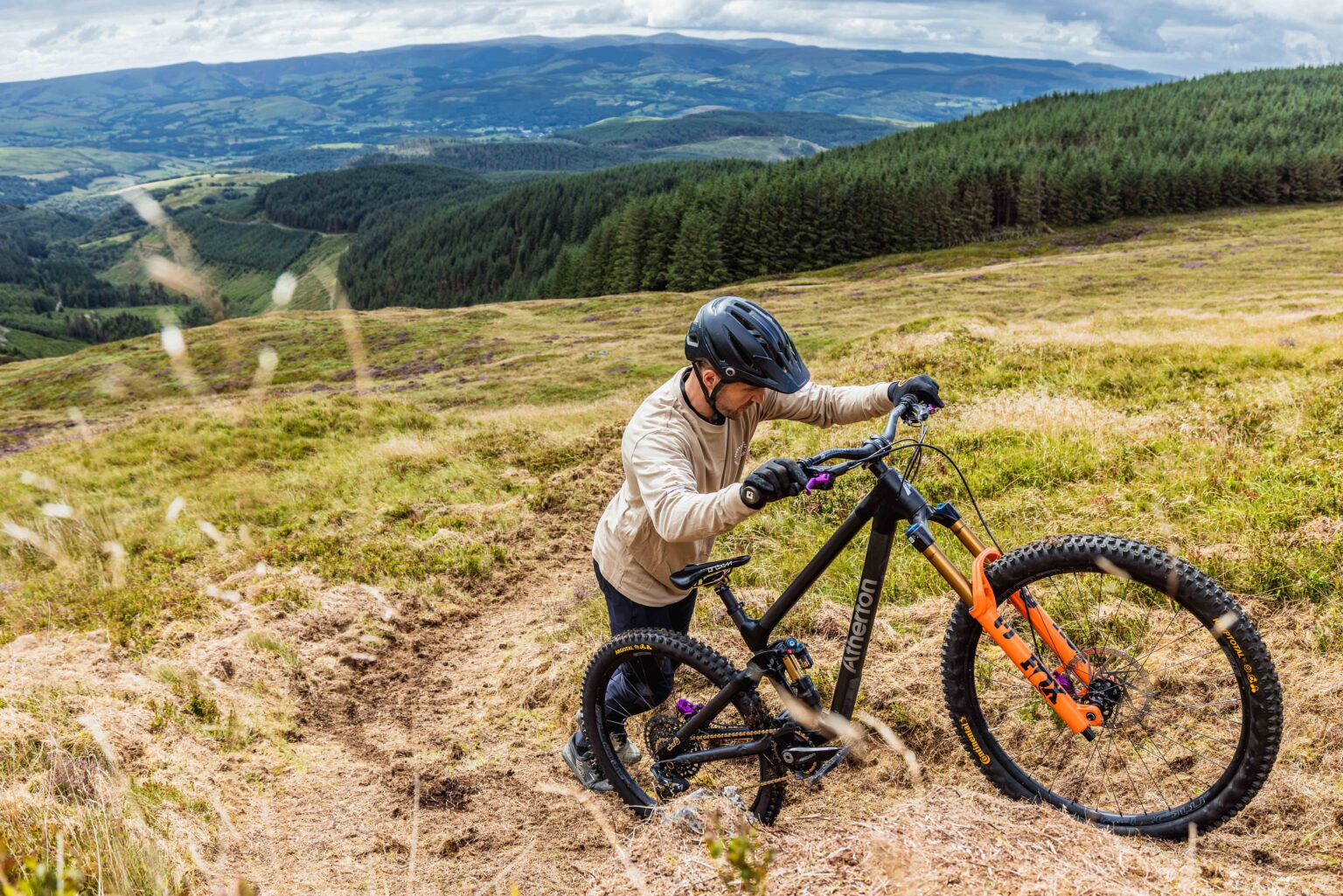 Shooting for the Atherton Bikes A.150.M launch with Dan Atherton.