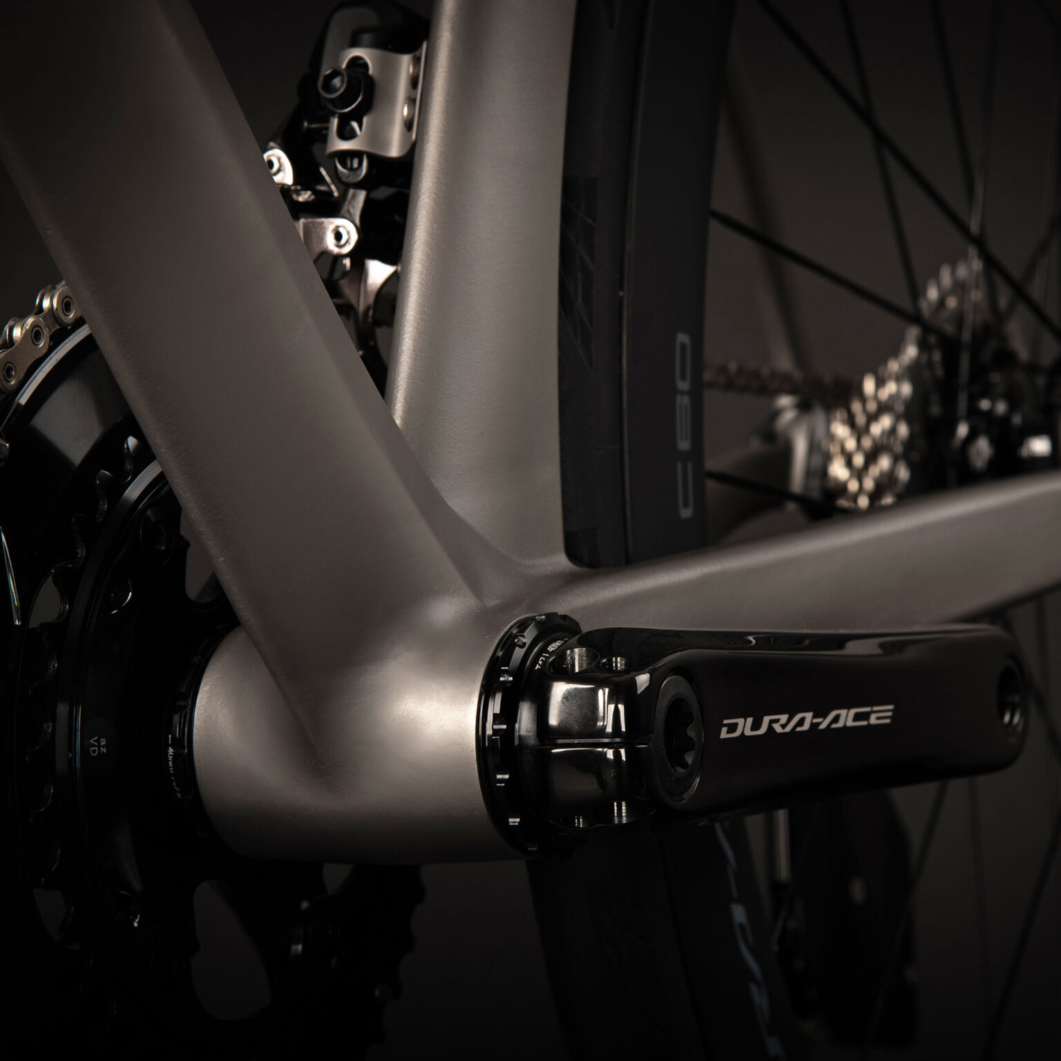 J.Laverack Speedform bespoke, fully 3D-printed titanium aero road bike, BB