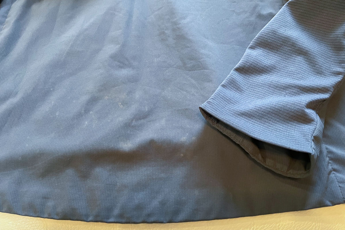 Patagonia Nano Air Ultralight hoody, back, cuff