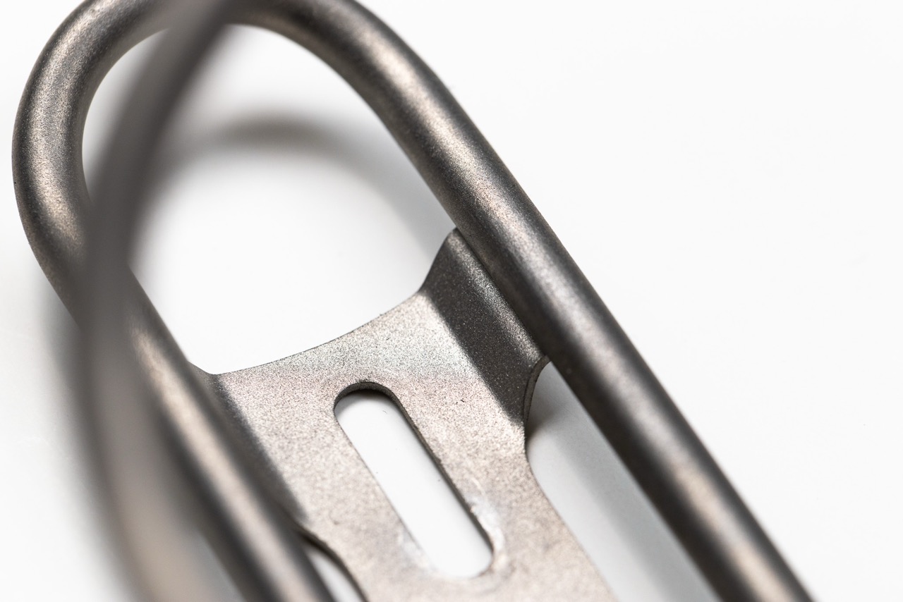 Stinner Frame Works Ti Cages and Photo Stick 2.0 bead blast