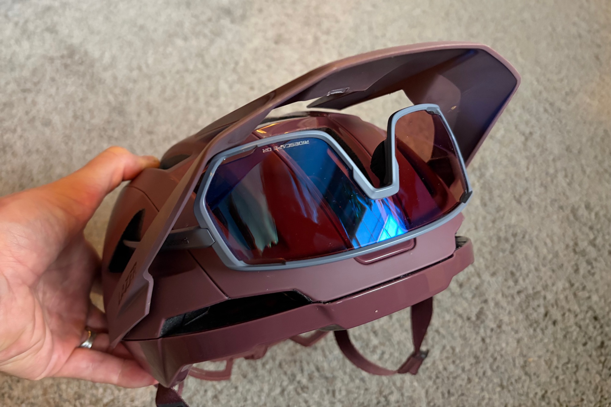 s pair of sunglasses docked in the eyewear docks on the Impala.