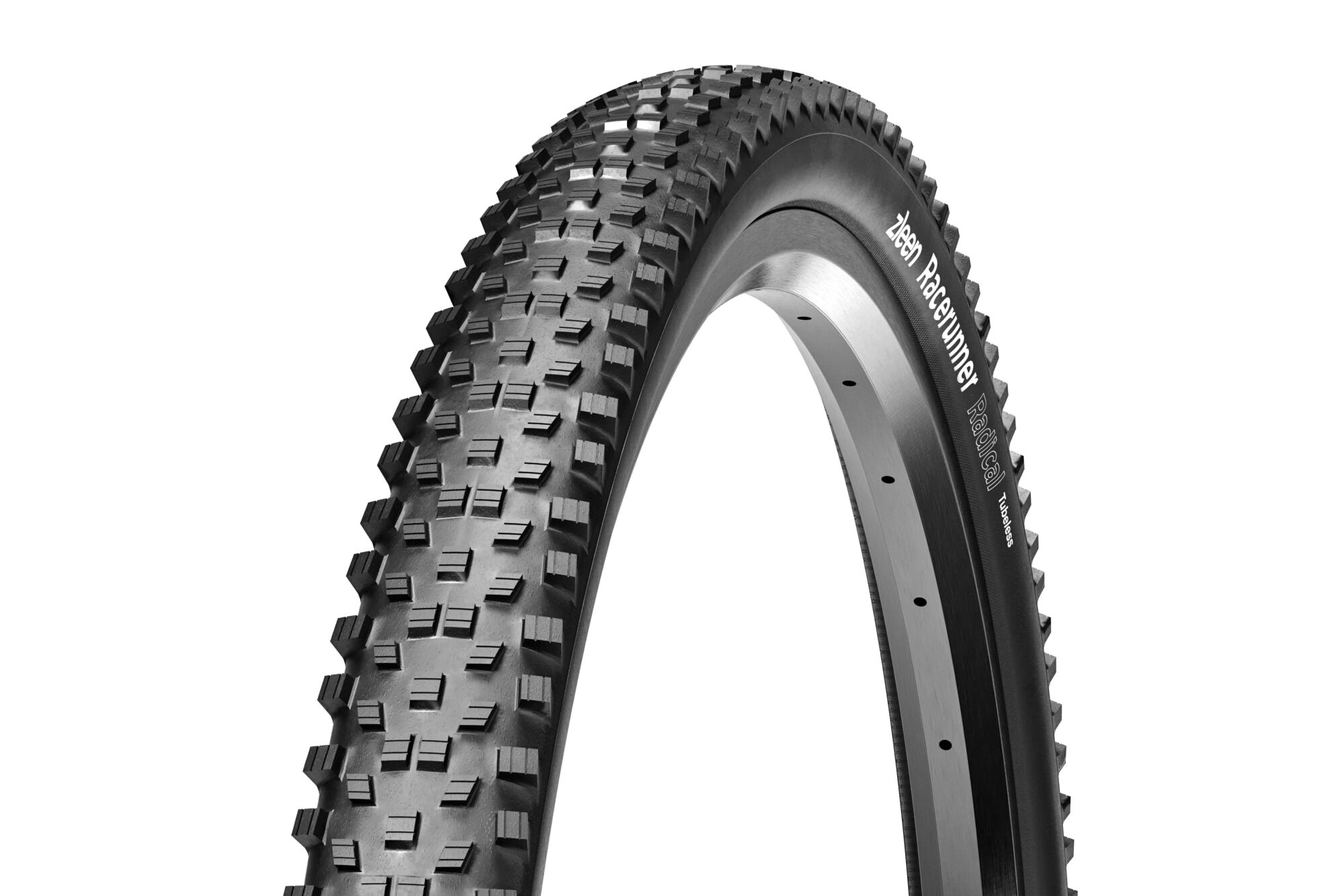 Zleen Racerunner Radical innovative radial XC MTB mountain bike tire, tread desing