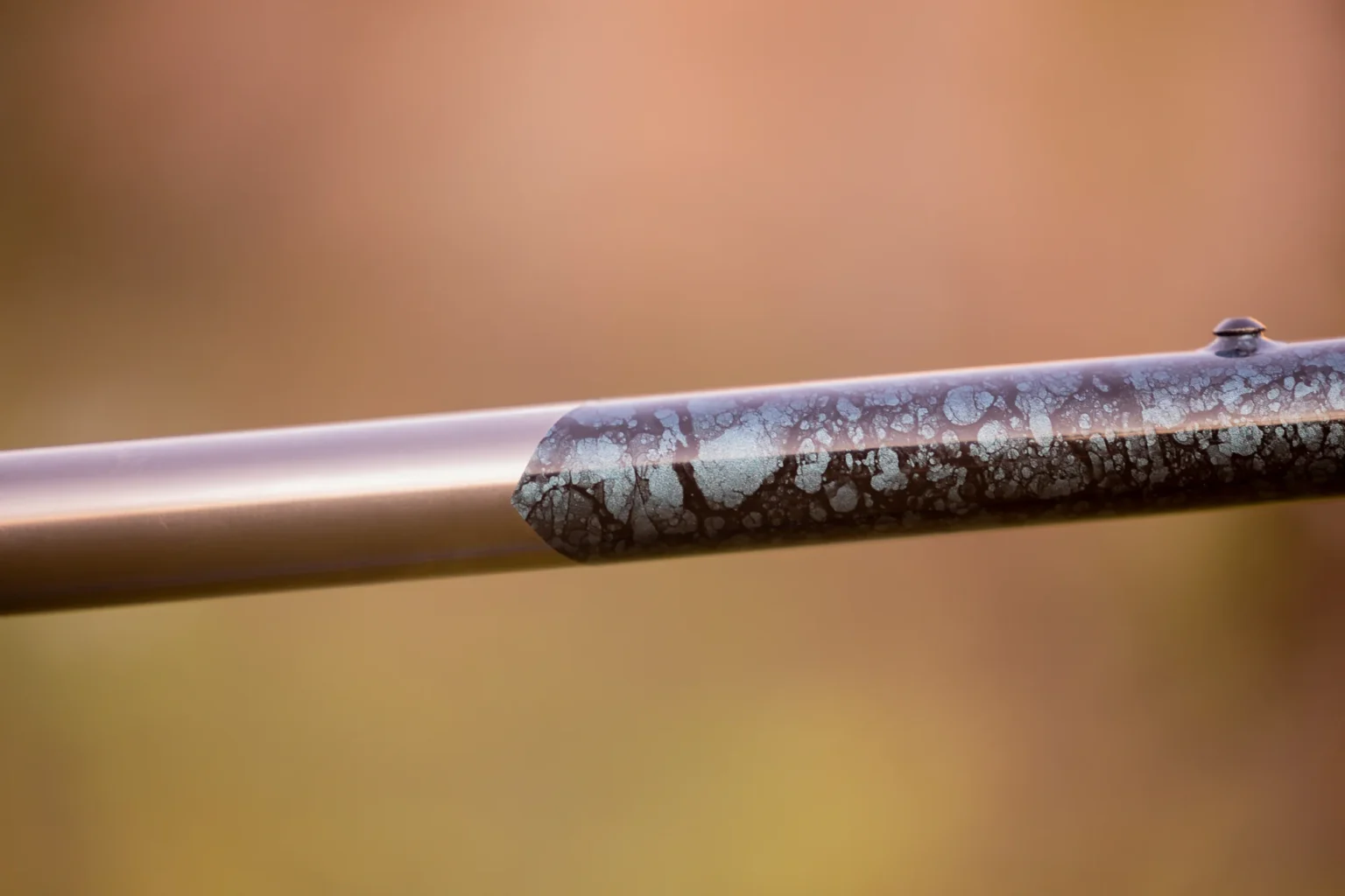 closeup details of wilde heighliner titanium gravel race bike.