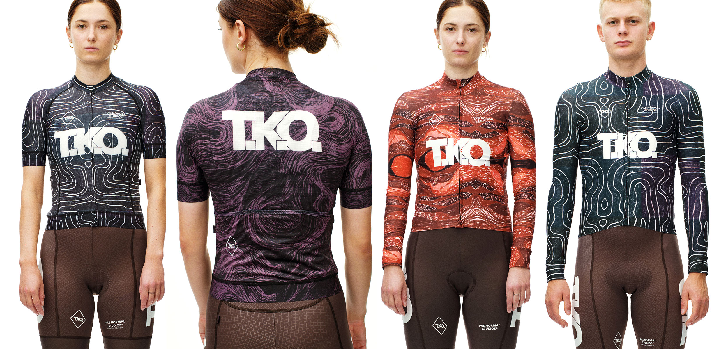 2025 Pas Normal Studios TKO limited edition fashion-forward cycling kit, jerseys