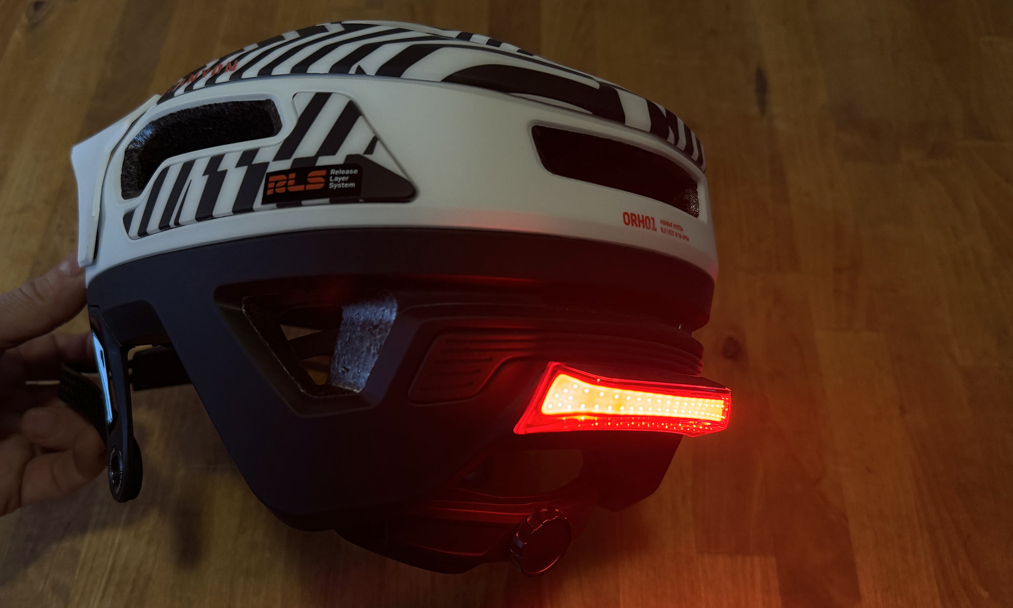 Canyon Deflector RLS affordable mountain bike helmet with Release Layer System anti-rotation safety, optional taillight