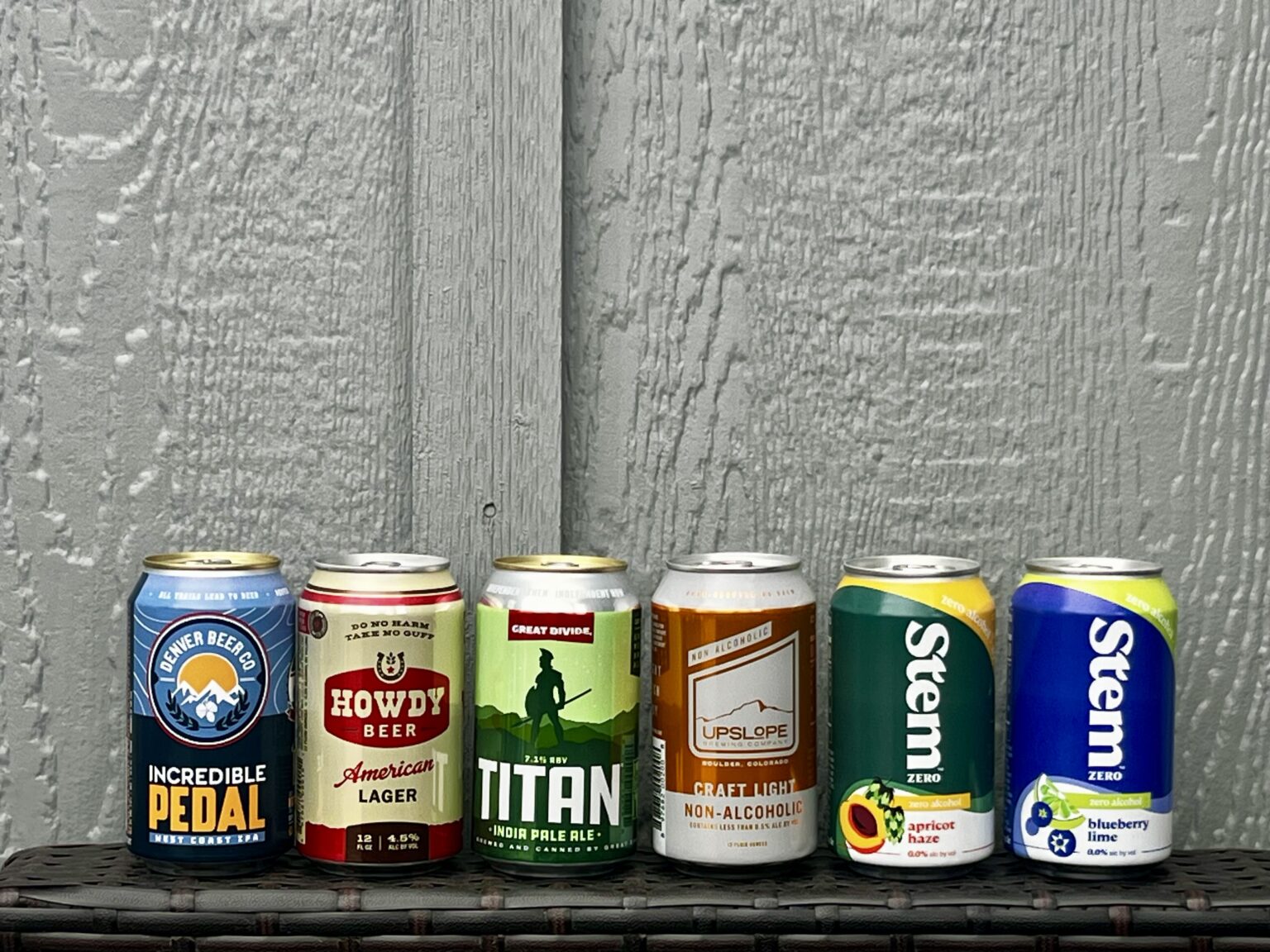 beers and ciders, some NA, from Colorado-based breweries