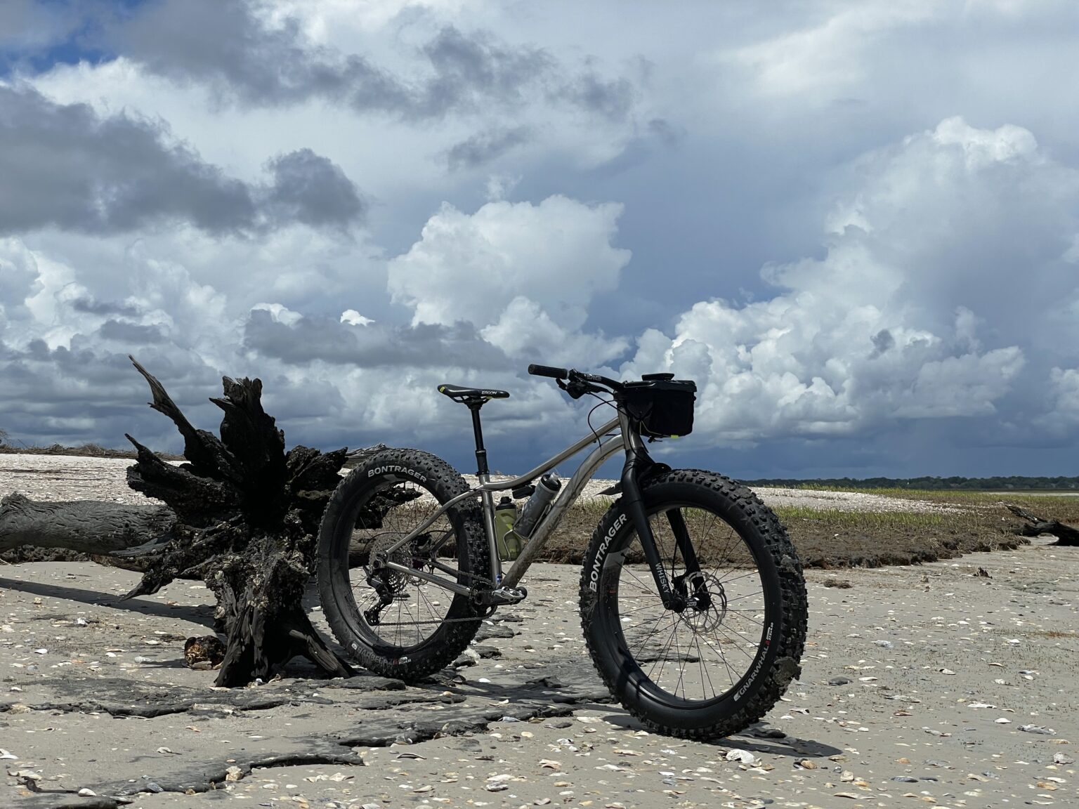 Route werks bag on fat bike