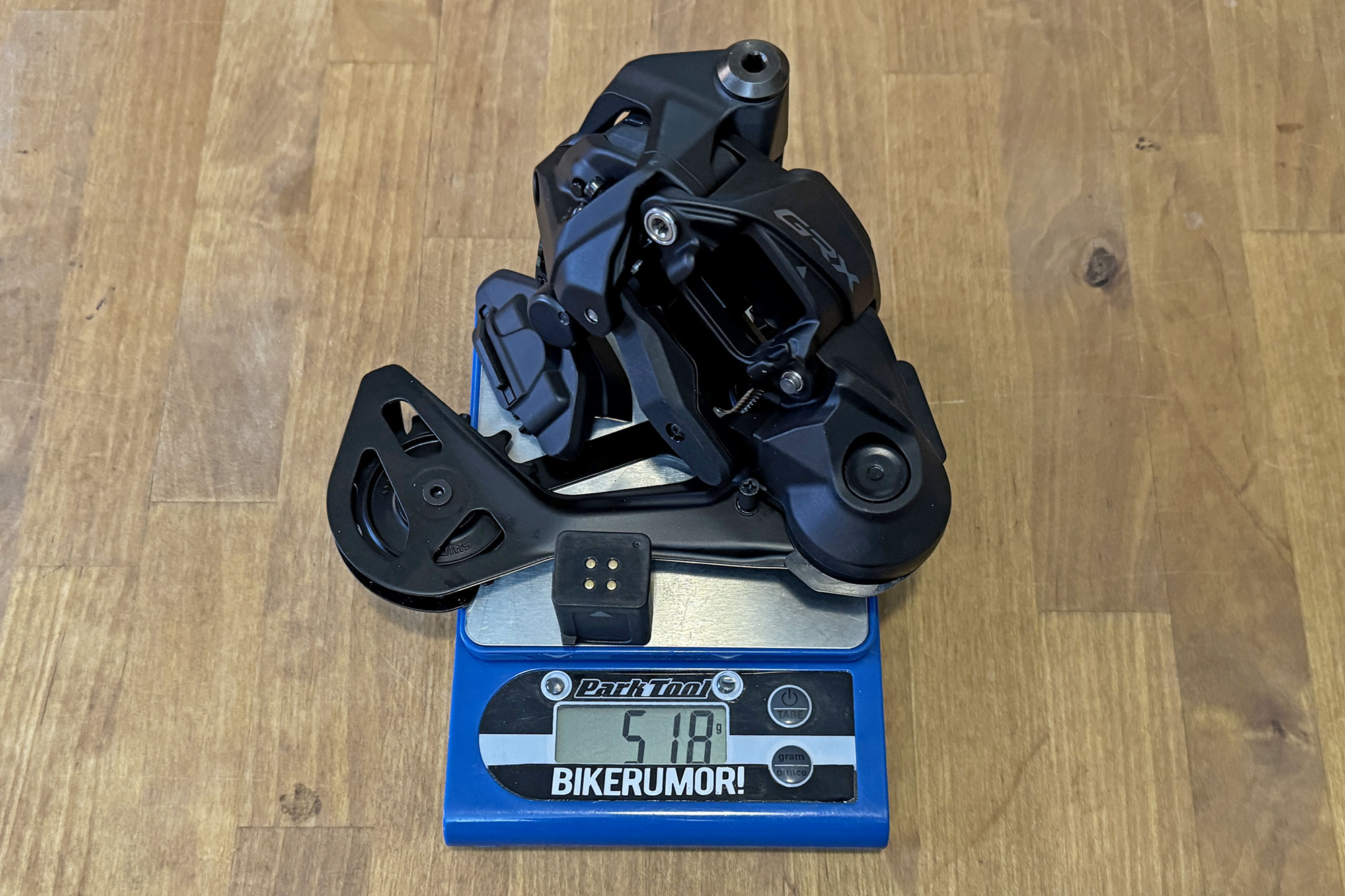 Shimano GRX Di2 RX710-series Actual Weights: 518g RX717 derailleur