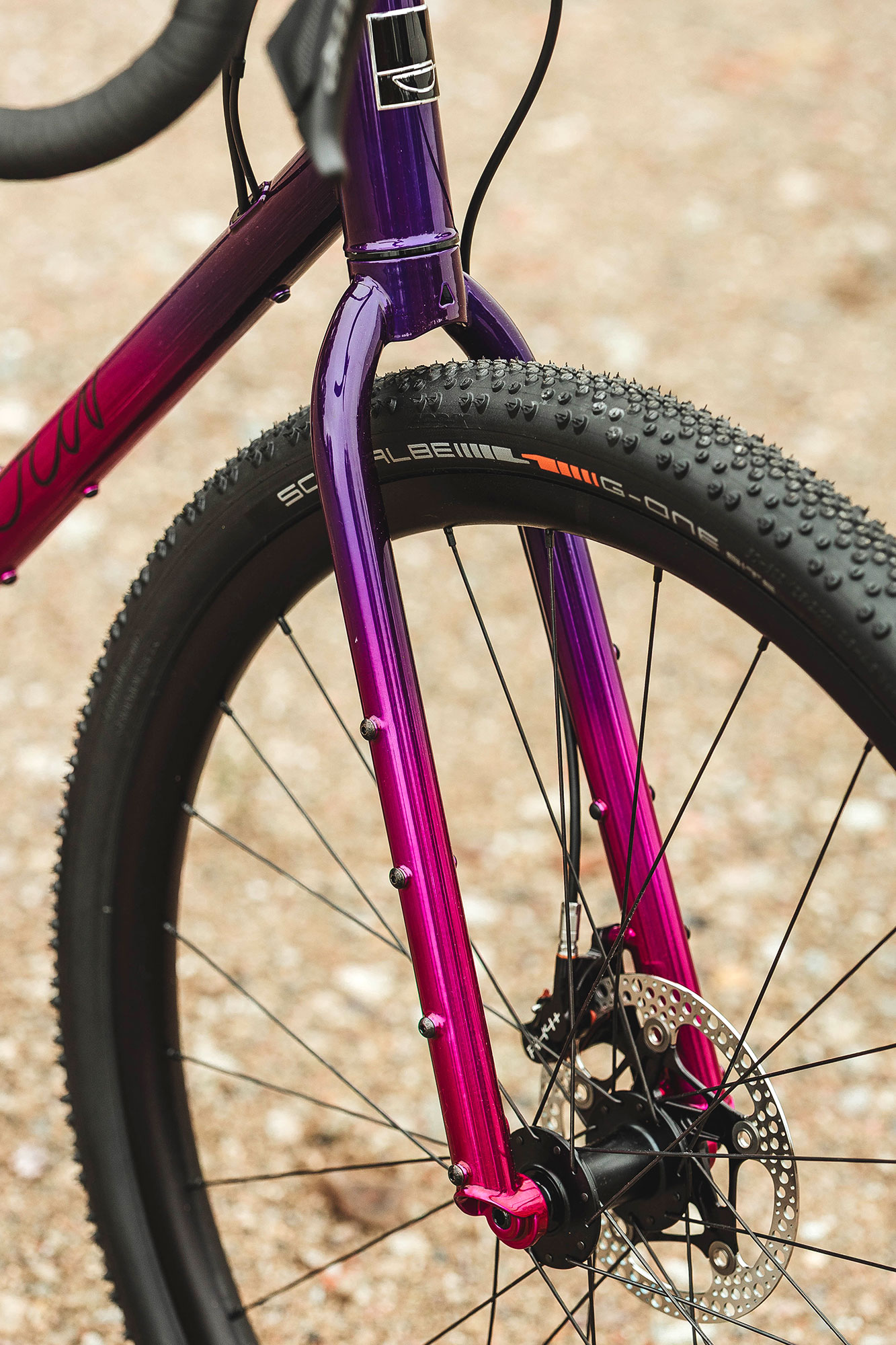 2026 Sour Purple Pie steel Pinion gearbox adventure gravel bike, new steel fork angled
