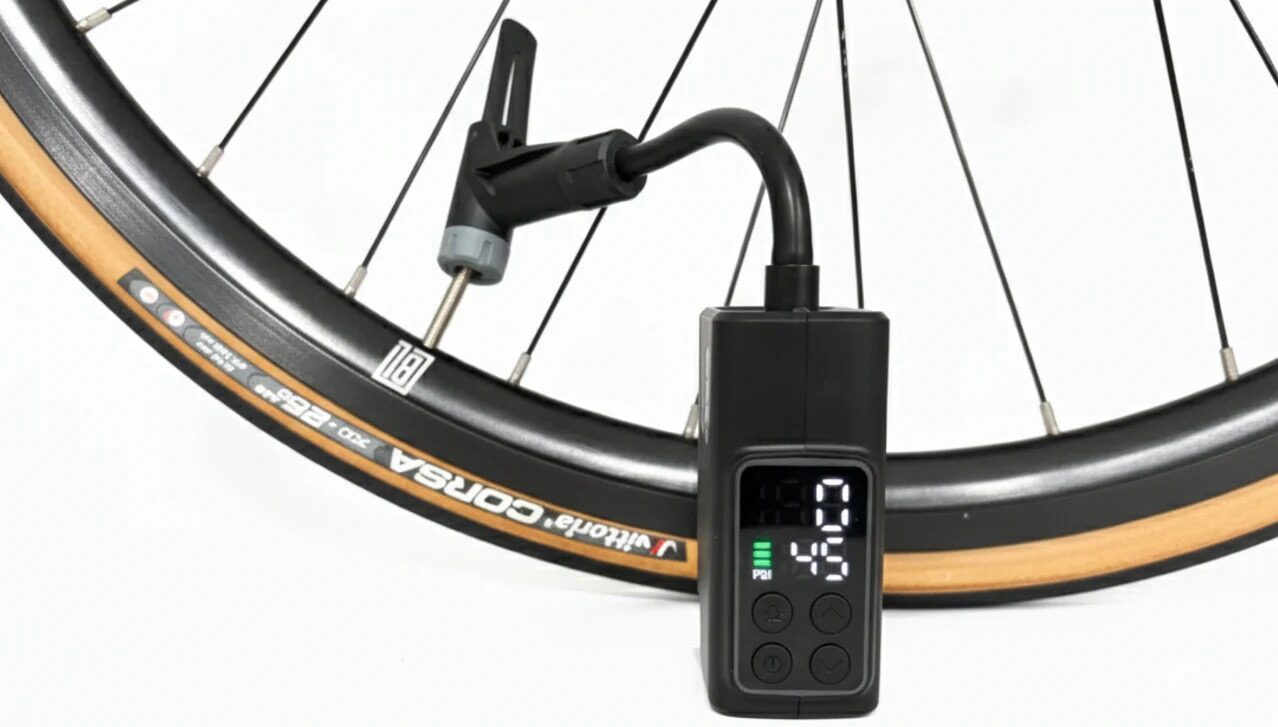 State Bike Co Electric Bike Inflator with hose