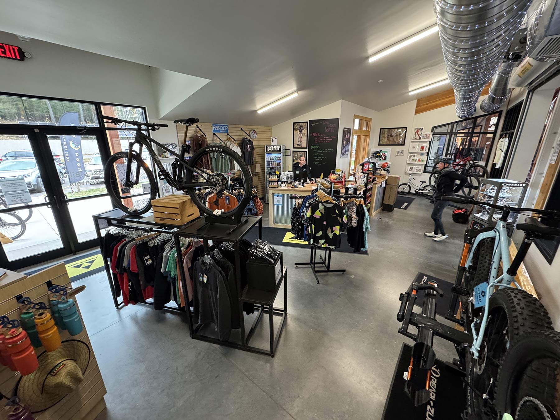 bike shop at mt telemark village in cable wisconsin.