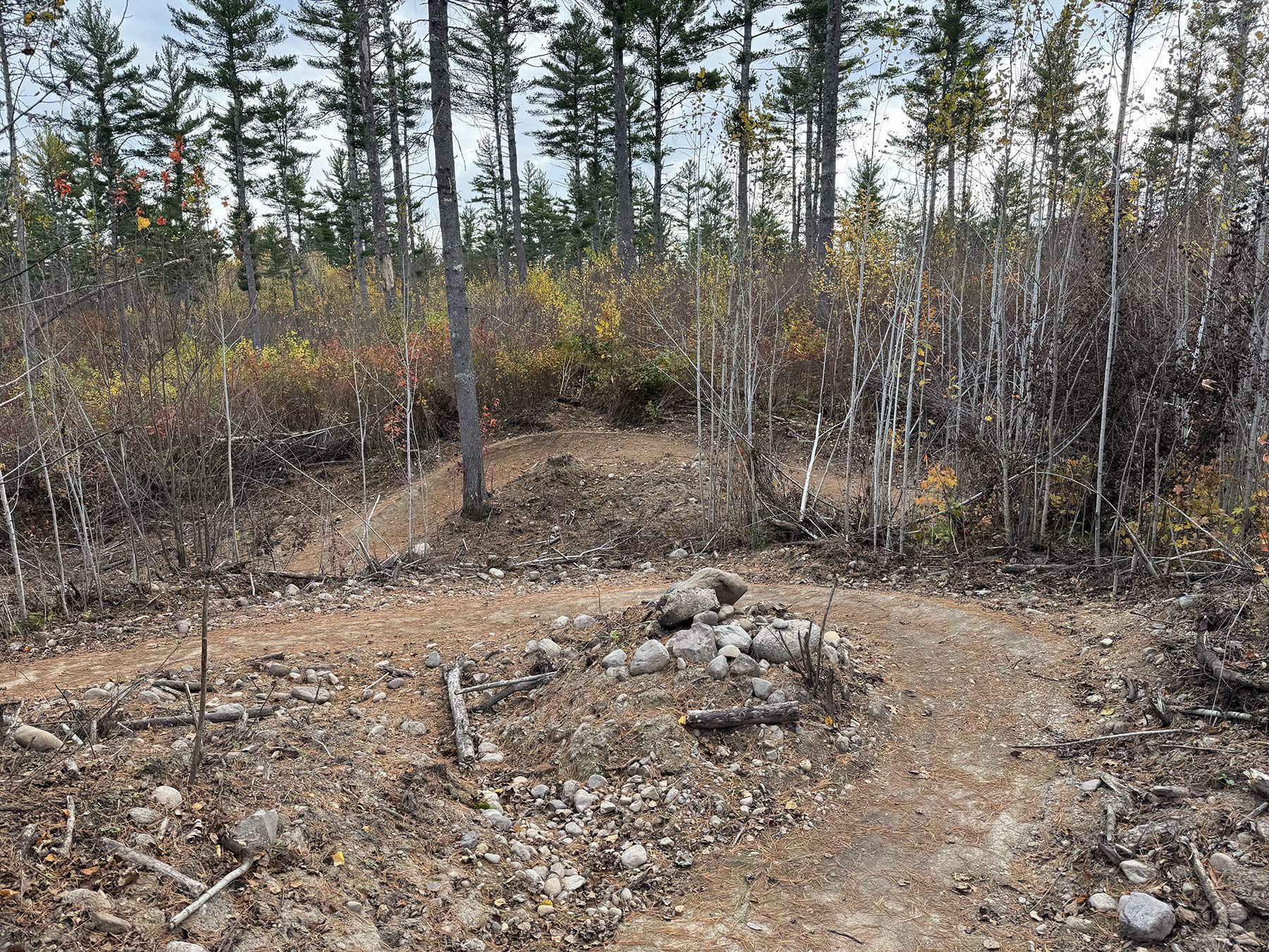 bermed mountain bike trails in hayward wisconsin.