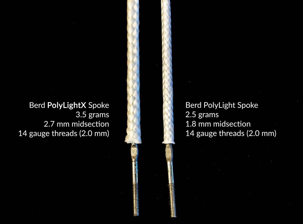 Berd DH and 32 Inch Spokes side by side